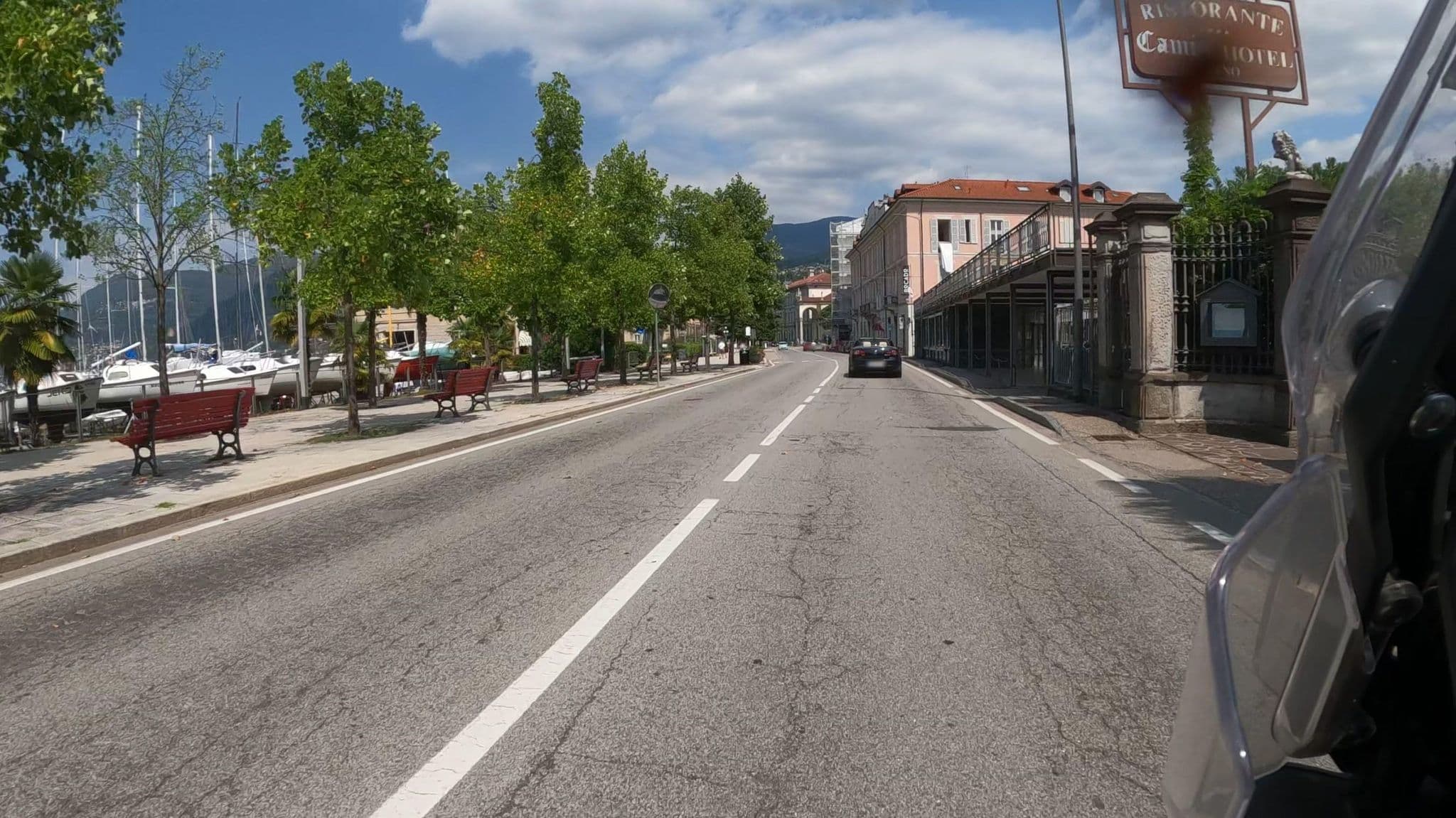 Street view near Camin Hotel, Luino — © crami (CC BY-SA · Mapillary)