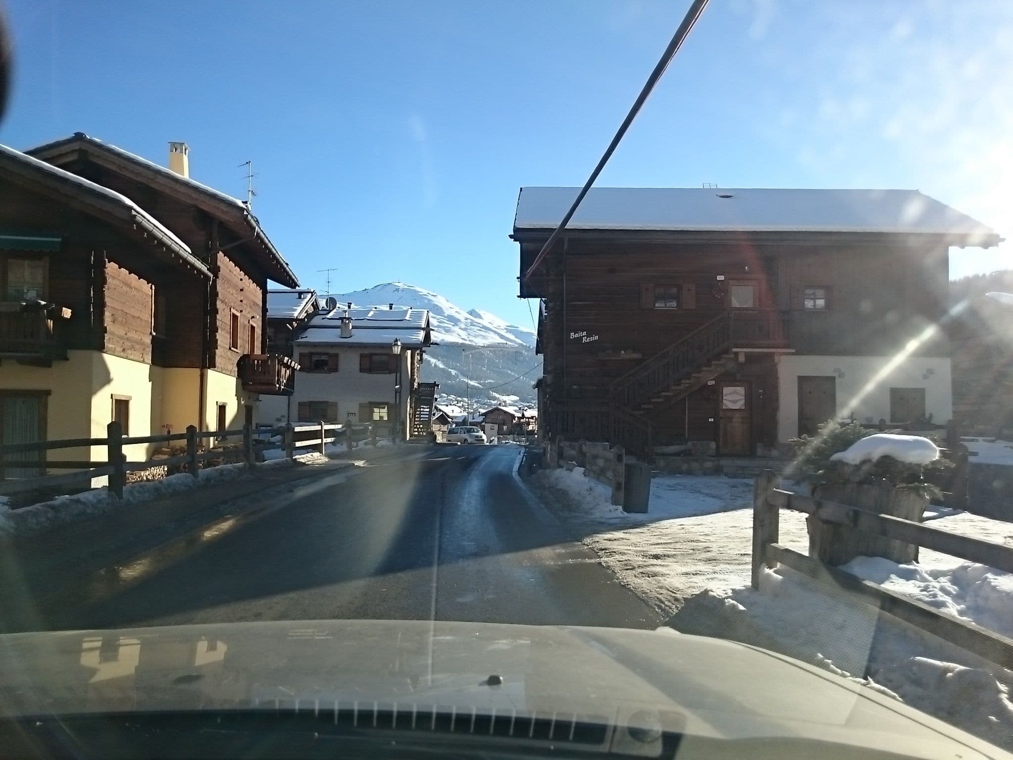 Street view near Casa Napell, Livigno