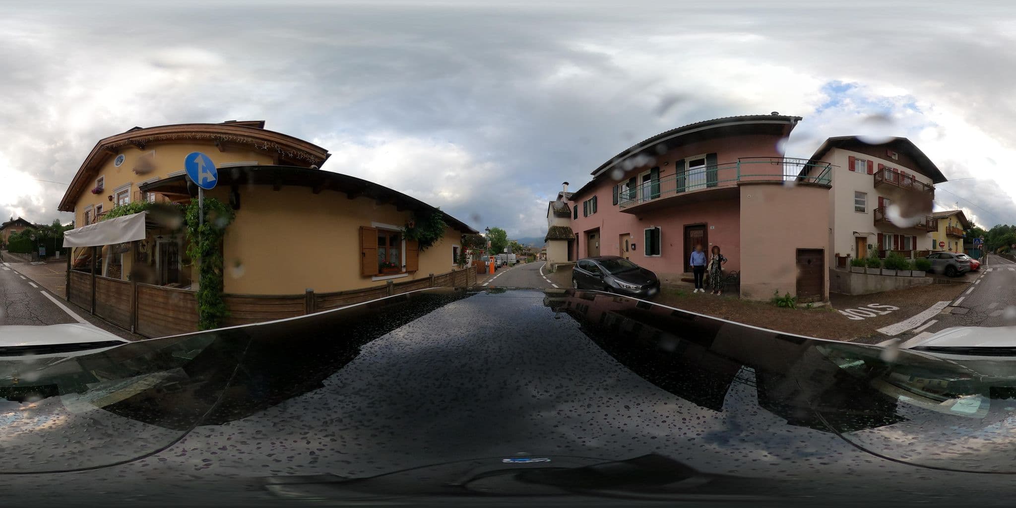 Street view near Garnì Salvanel, Cavalese — © peterleth (CC BY-SA · Mapillary)