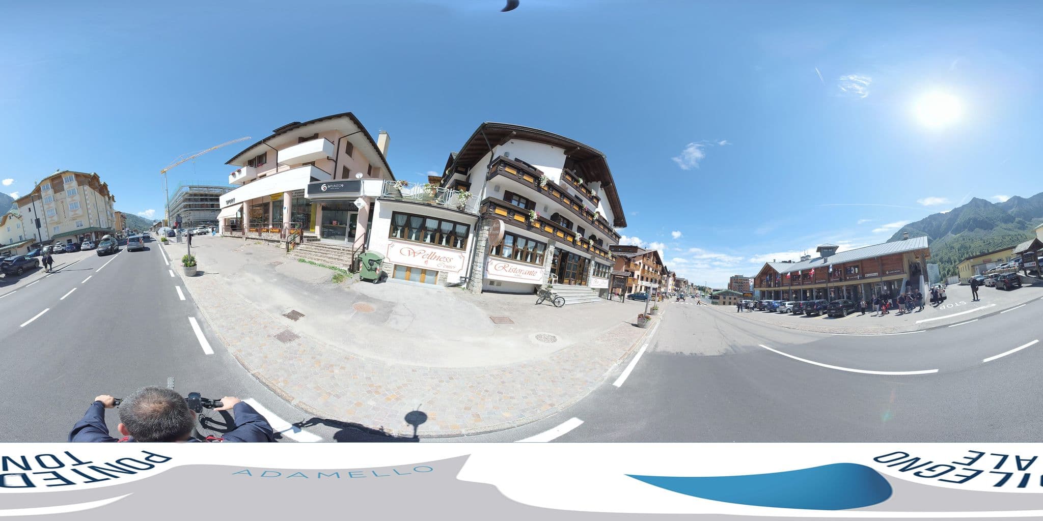 Street view near Hotel Presena, Ponte di Legno — © federicodebetto (CC BY-SA · Mapillary)