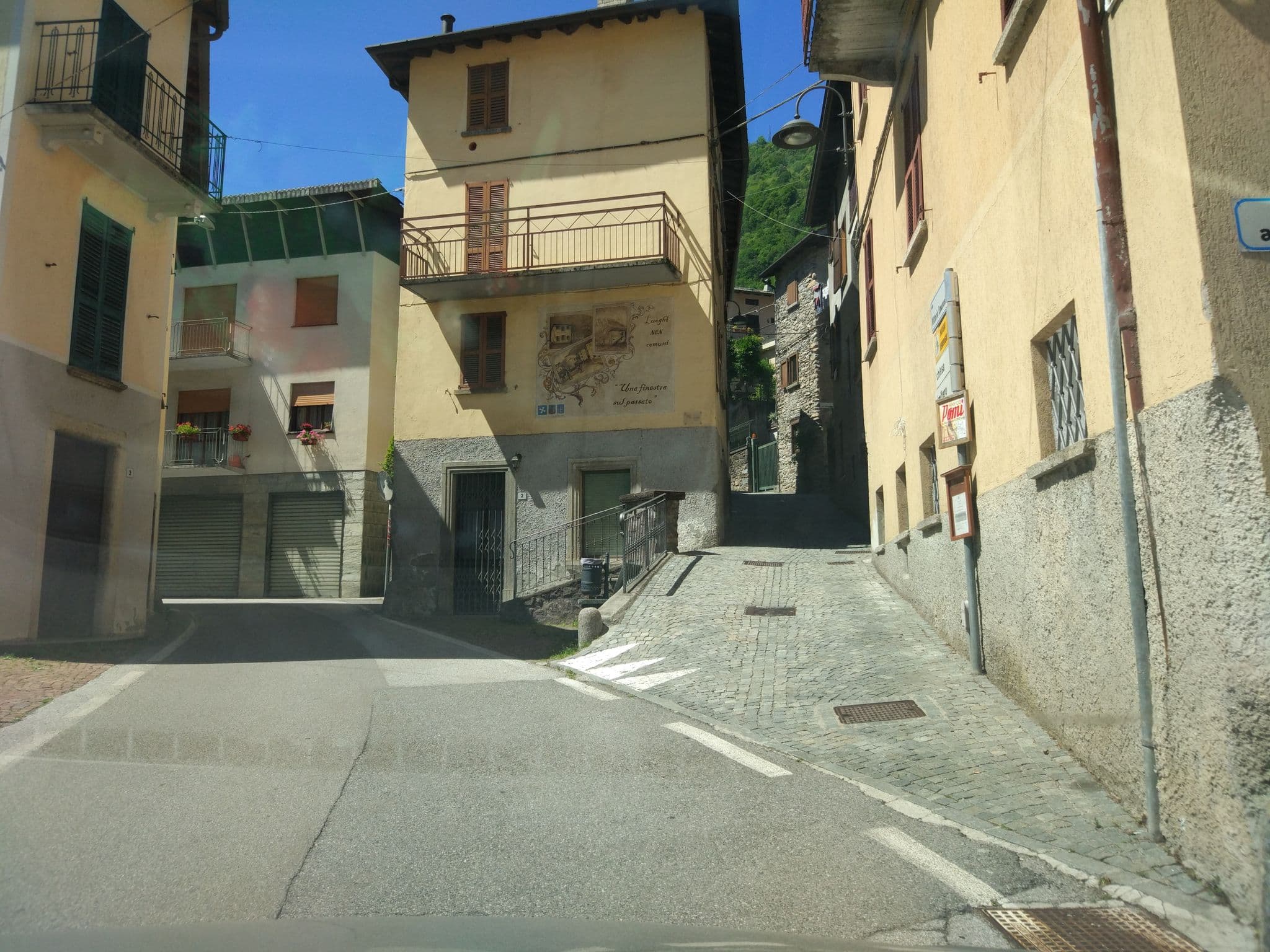 Street view near Albergo del Ponte, Cortenova — © maxxer (CC BY-SA · Mapillary)