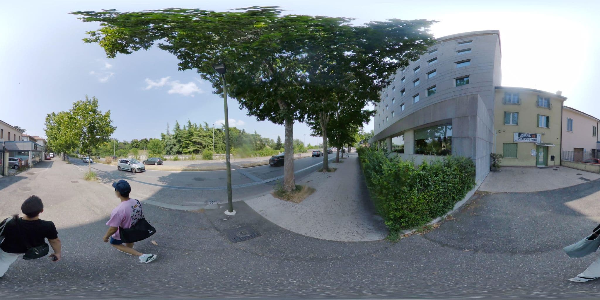 Street view near Ark Hotel, Verona