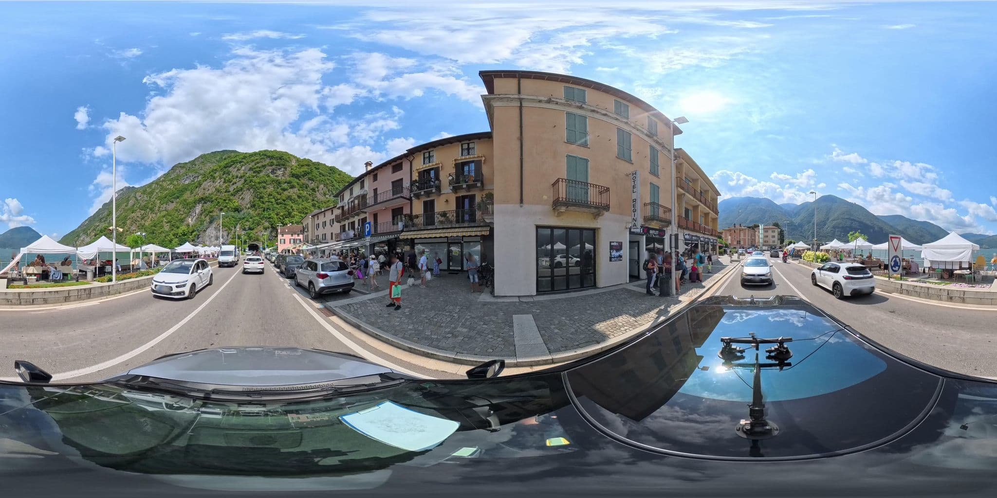 Street view near Hotel Regina, Porlezza — © Polinomia (CC BY-SA · Mapillary)