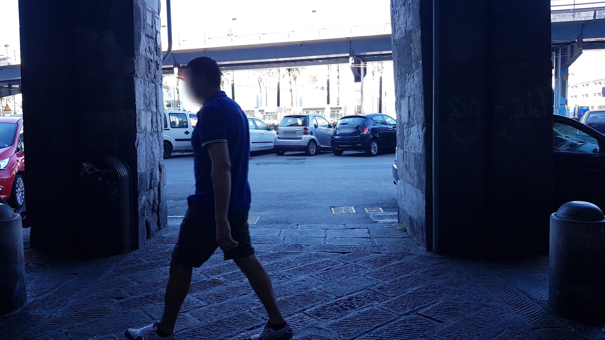 Street view near Hotel Veronese, Genoa