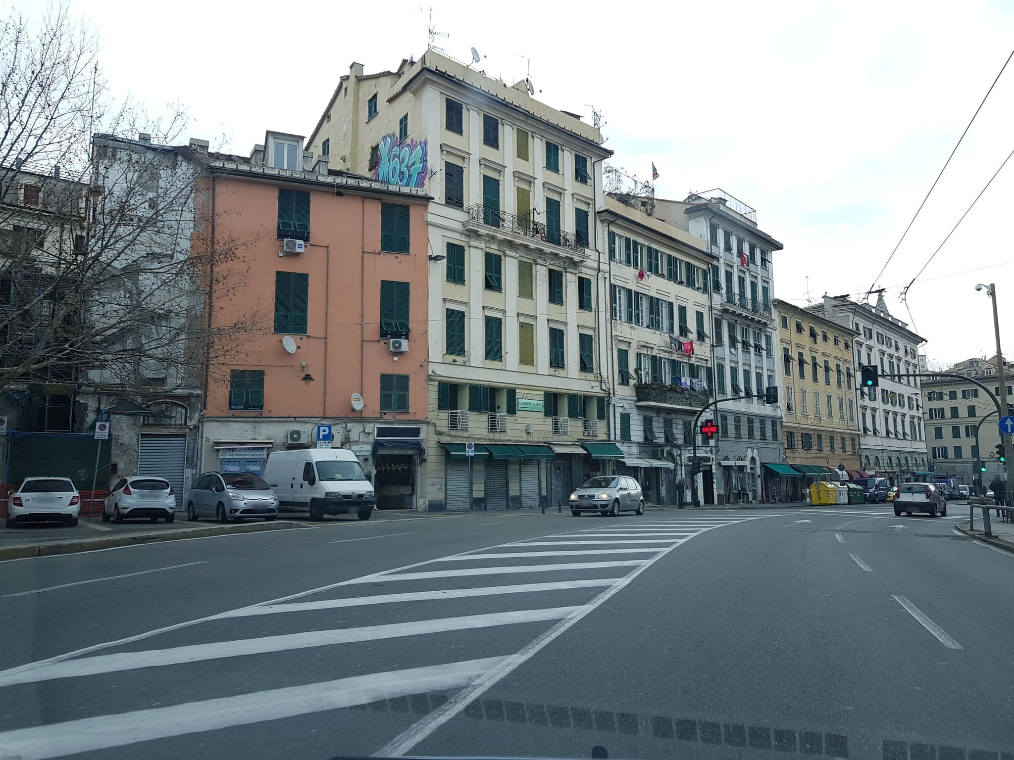 Street view near Alexander, Genoa