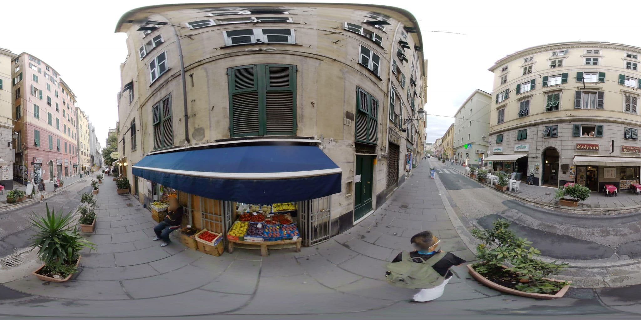 Street view near Ginevra, Genoa