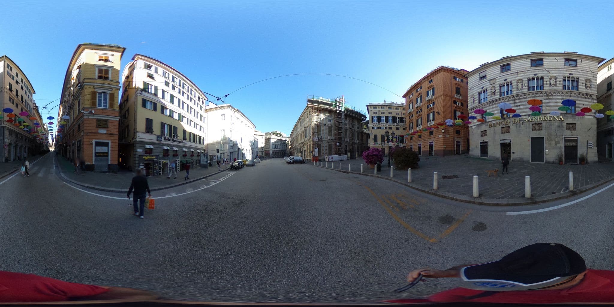 Street view near Best Western Metropoli, Genoa — © ale_zena_it (CC BY-SA · Mapillary)