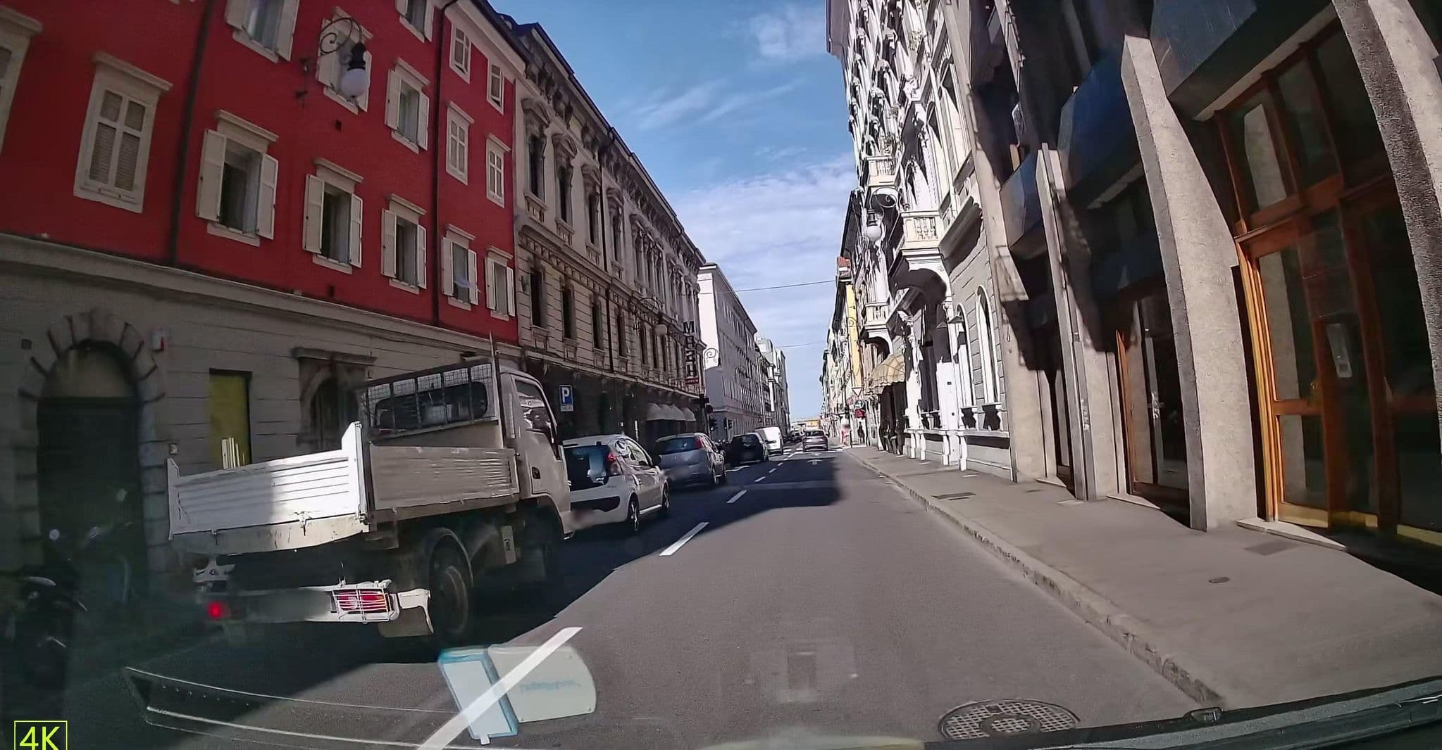 Street view near Hotel Alabarda, Trieste — © Ugo_mapedits (CC BY-SA · Mapillary)