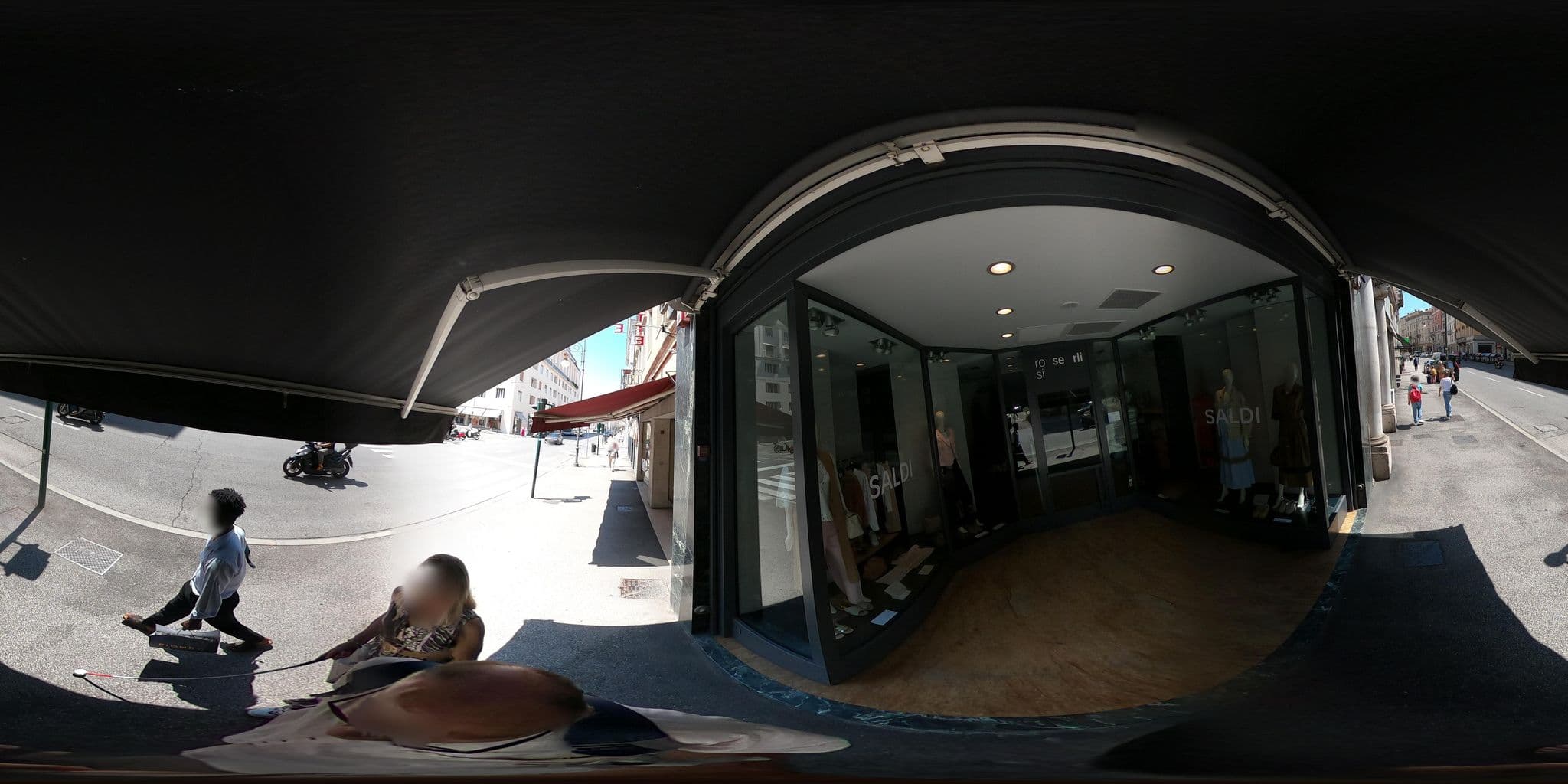Street view near Hotel Continentale, Trieste — © mircozorzo (CC BY-SA · Mapillary)