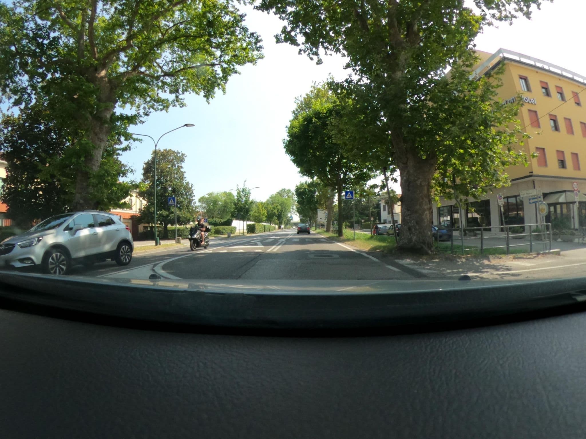 Street view near Hotel Ariston, Mestre