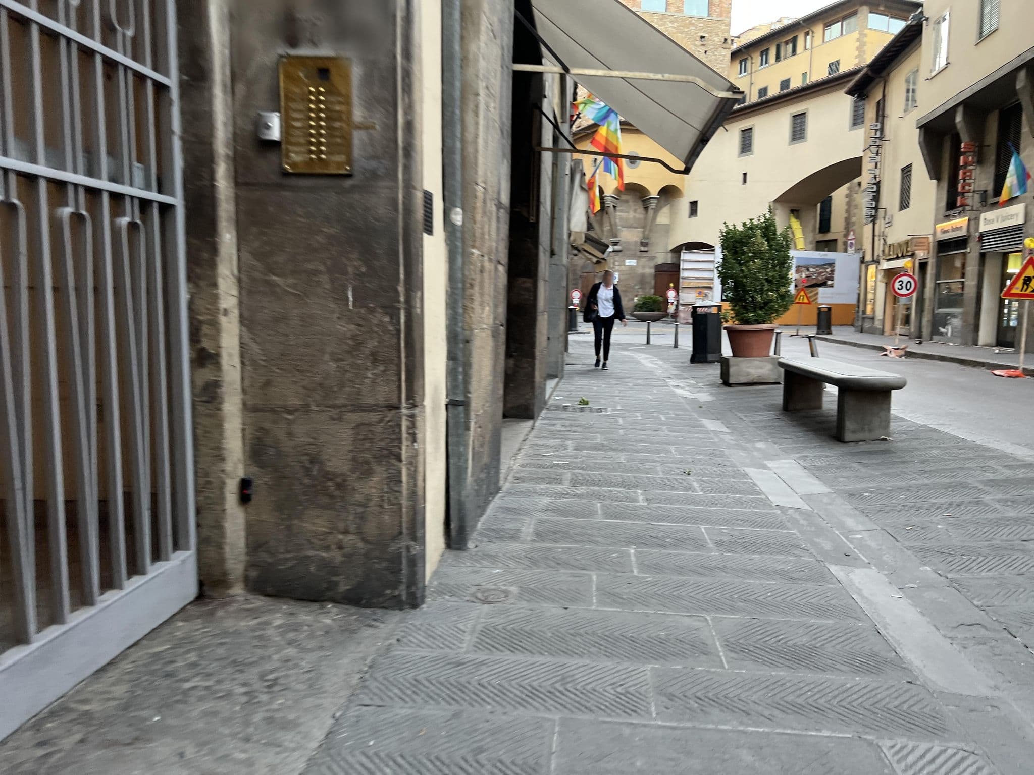 Street view near Hotel Pitti Palace, Florence — © shogohirasawa (CC BY-SA · Mapillary)