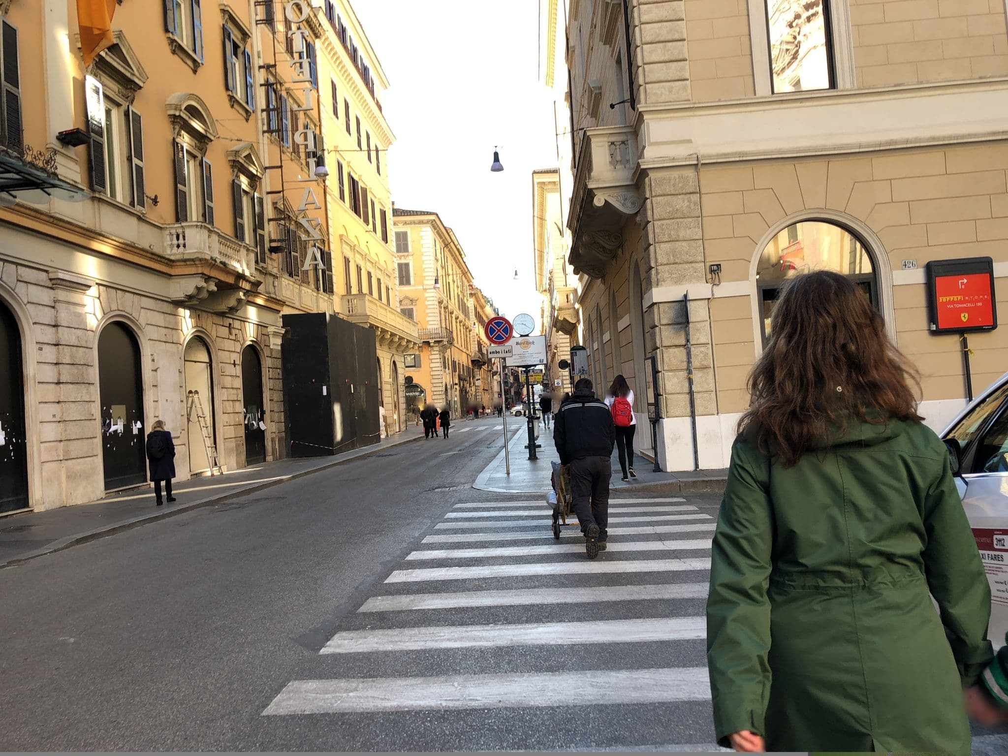 Street view near Grand Hotel Plaza Rome, Sant'Eustachio — © peterleth (CC BY-SA · Mapillary)