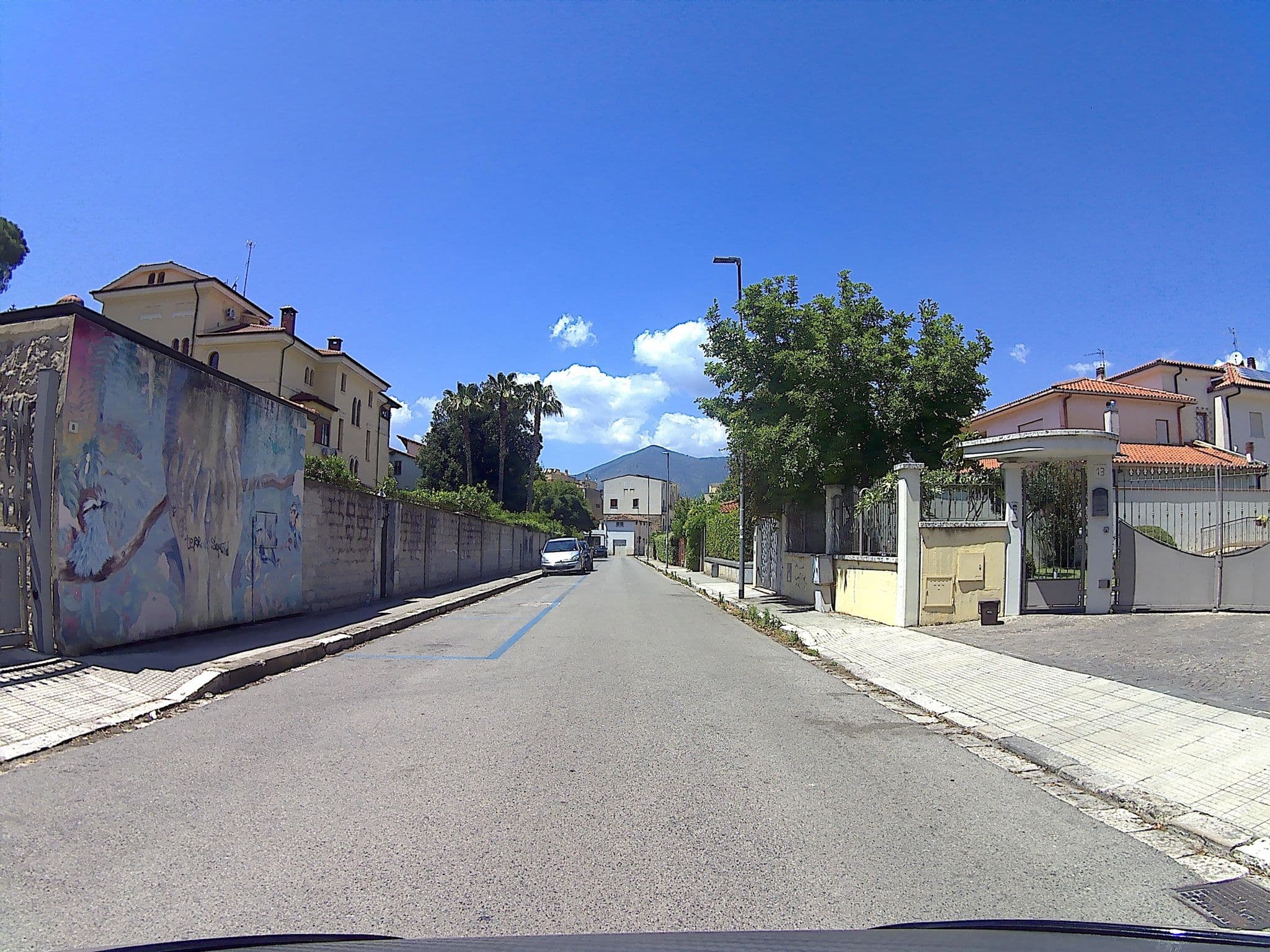 Street view near B&B Villa Anita, Fondi — © odiug (CC BY-SA · Mapillary)