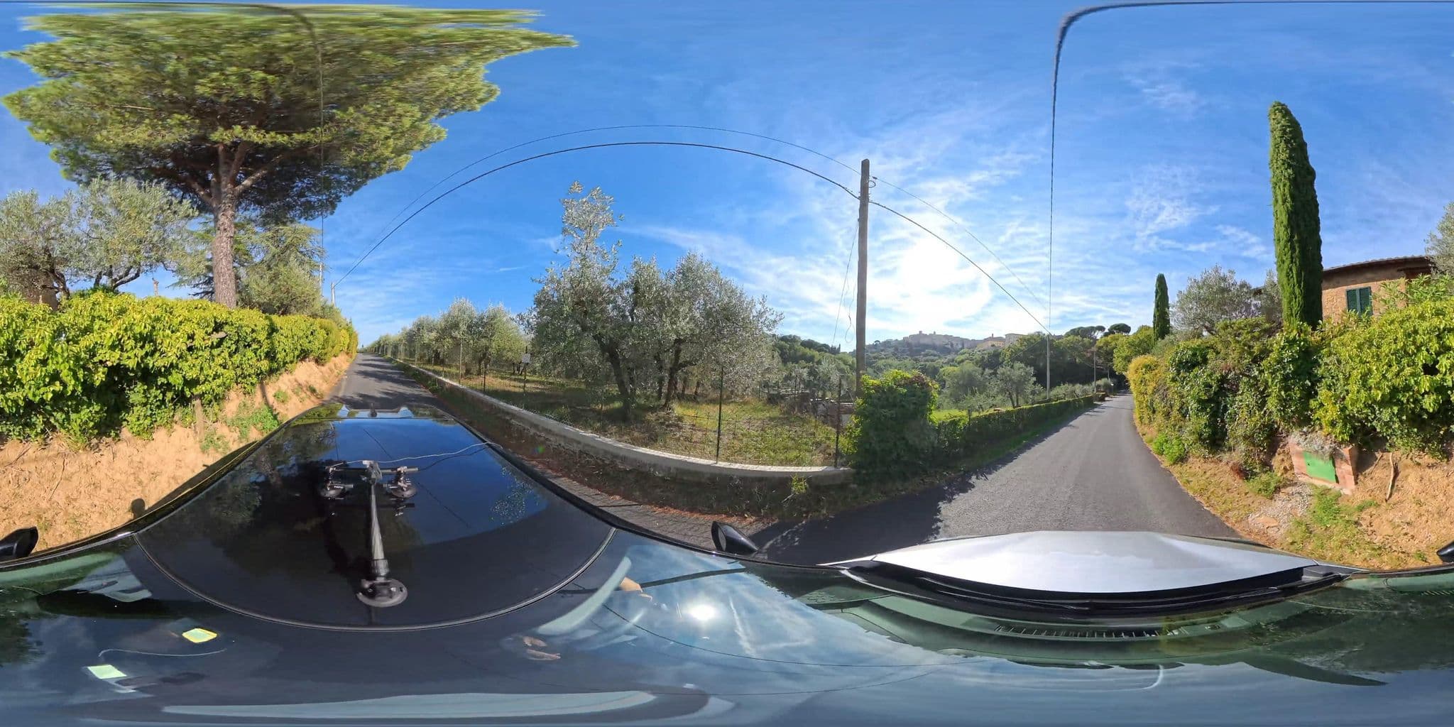 Street view near Albergo Il Rondo, Montepulciano — © Polinomia (CC BY-SA · Mapillary)