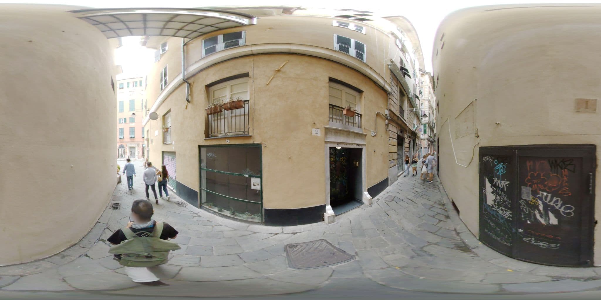 Street view near Bed and Breakfast Casa Aurora, Genoa