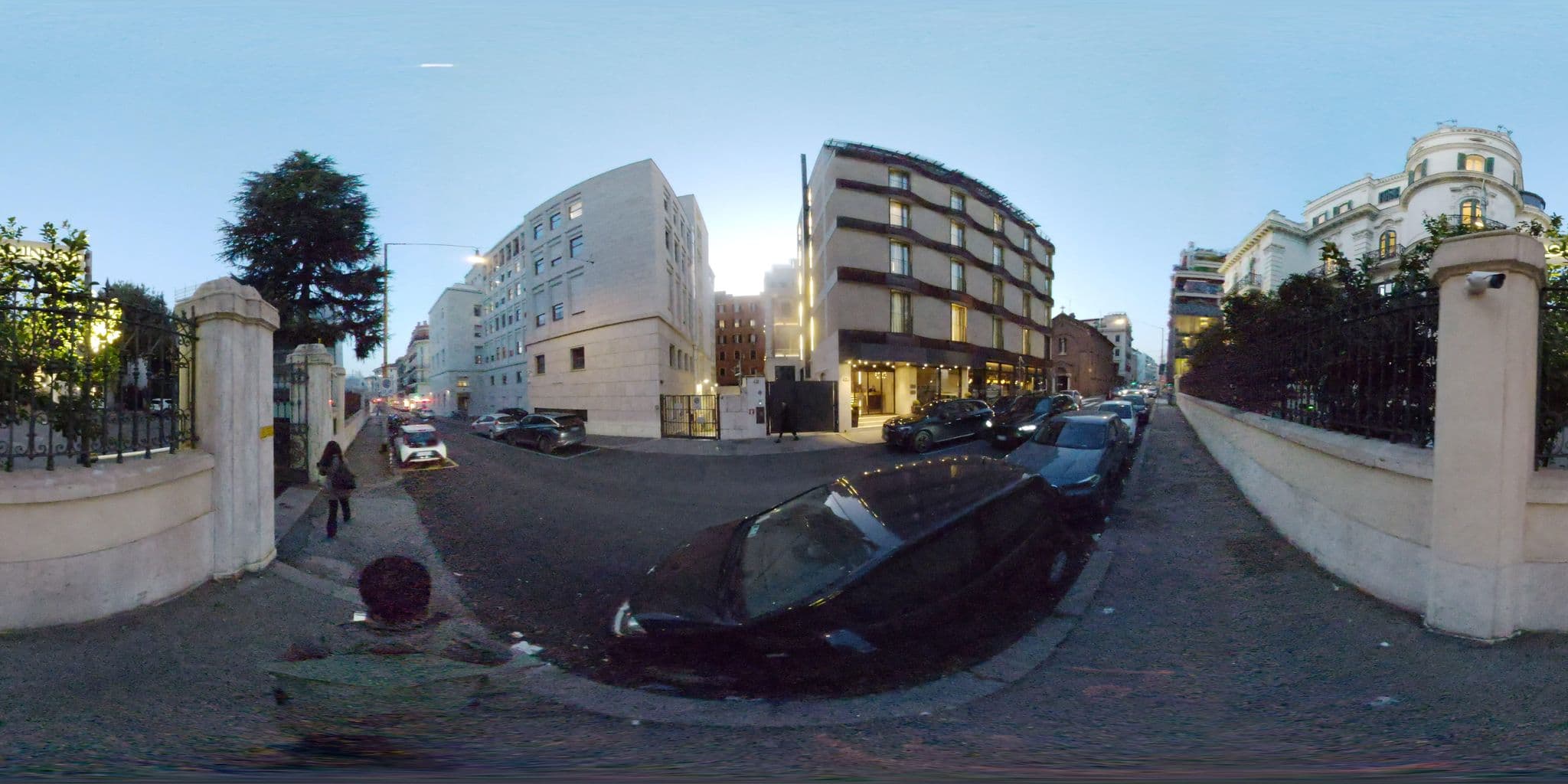 Street view near Hotel Principessa Isabella, Sallustiano — © mapconcierge (CC BY-SA · Mapillary)