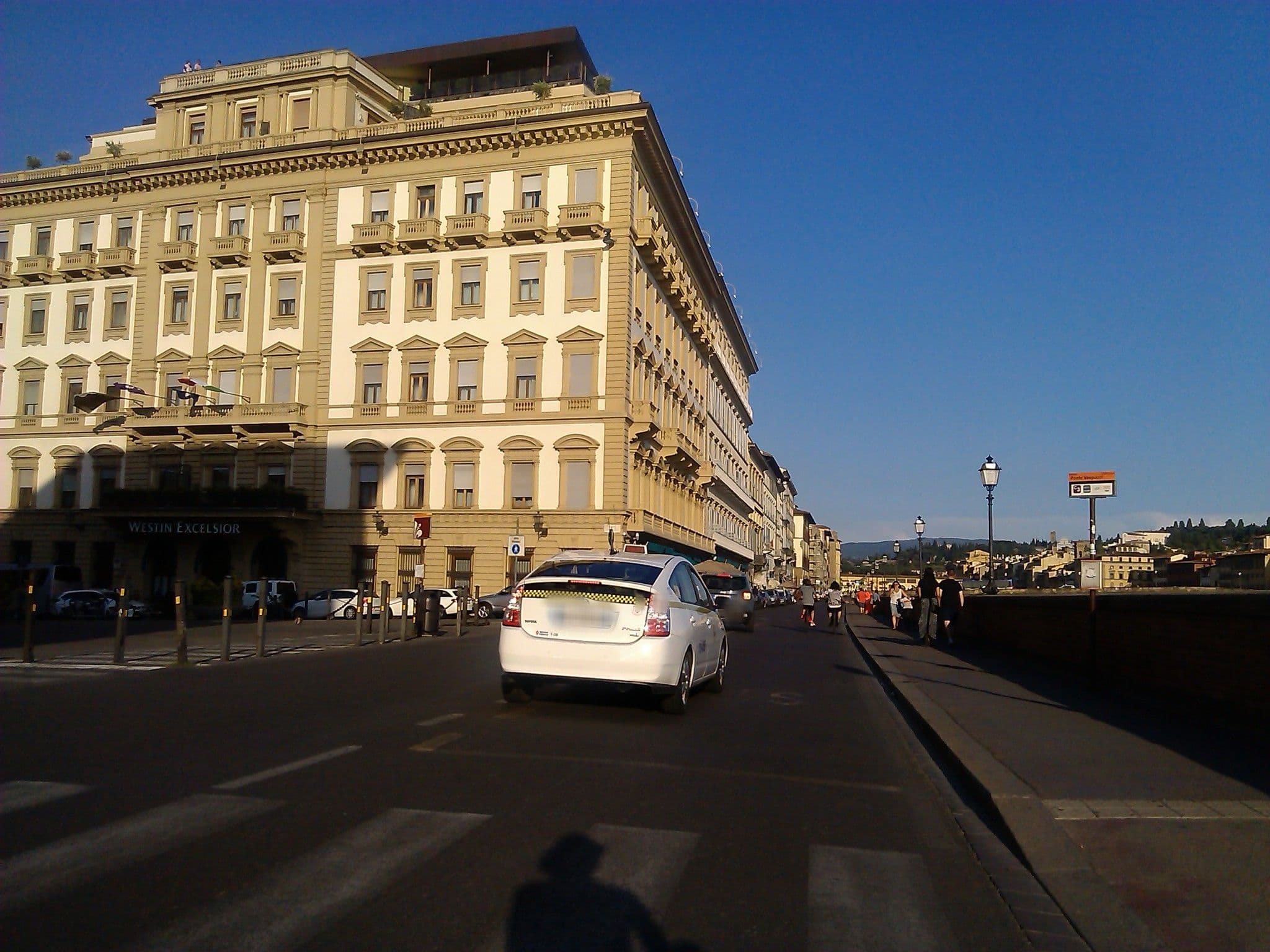 Street view near Grand Hotel, Florence