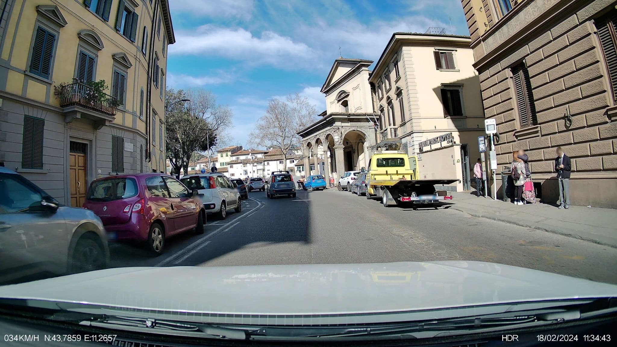 Street view near Diana Park Hotel, Campo di Marte — © Hrabroslav (CC BY-SA · Mapillary)