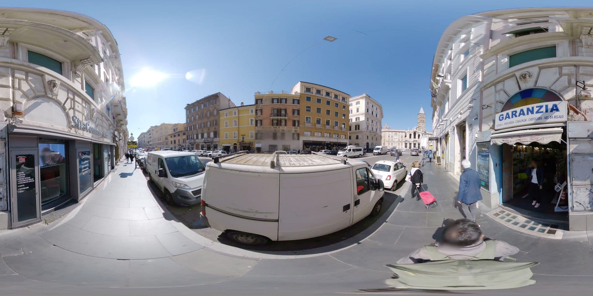 Street view near Hotel Amalfi, Monti — © mapconcierge (CC BY-SA · Mapillary)