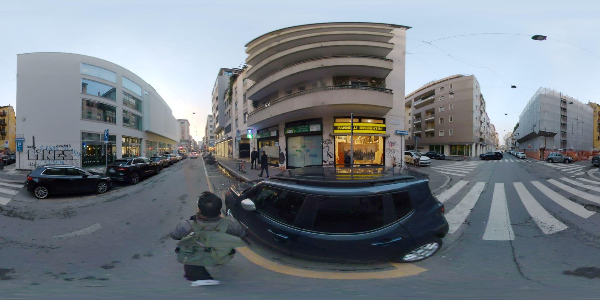 Street view near Best Western Hotel City, Brera