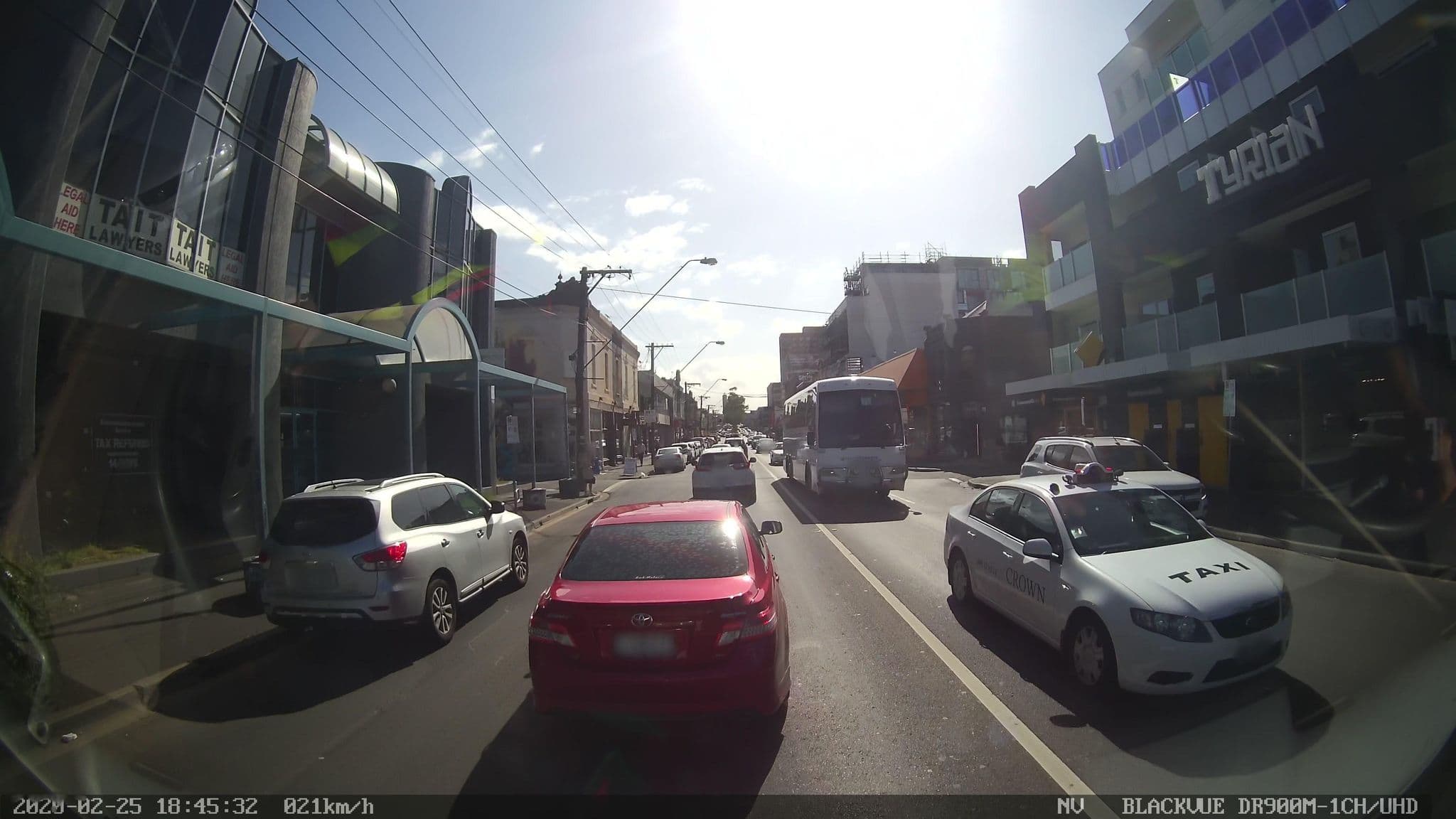Street view near Tyrian Serviced Apartments, Fitzroy — © scottsarah (CC BY-SA · Mapillary)