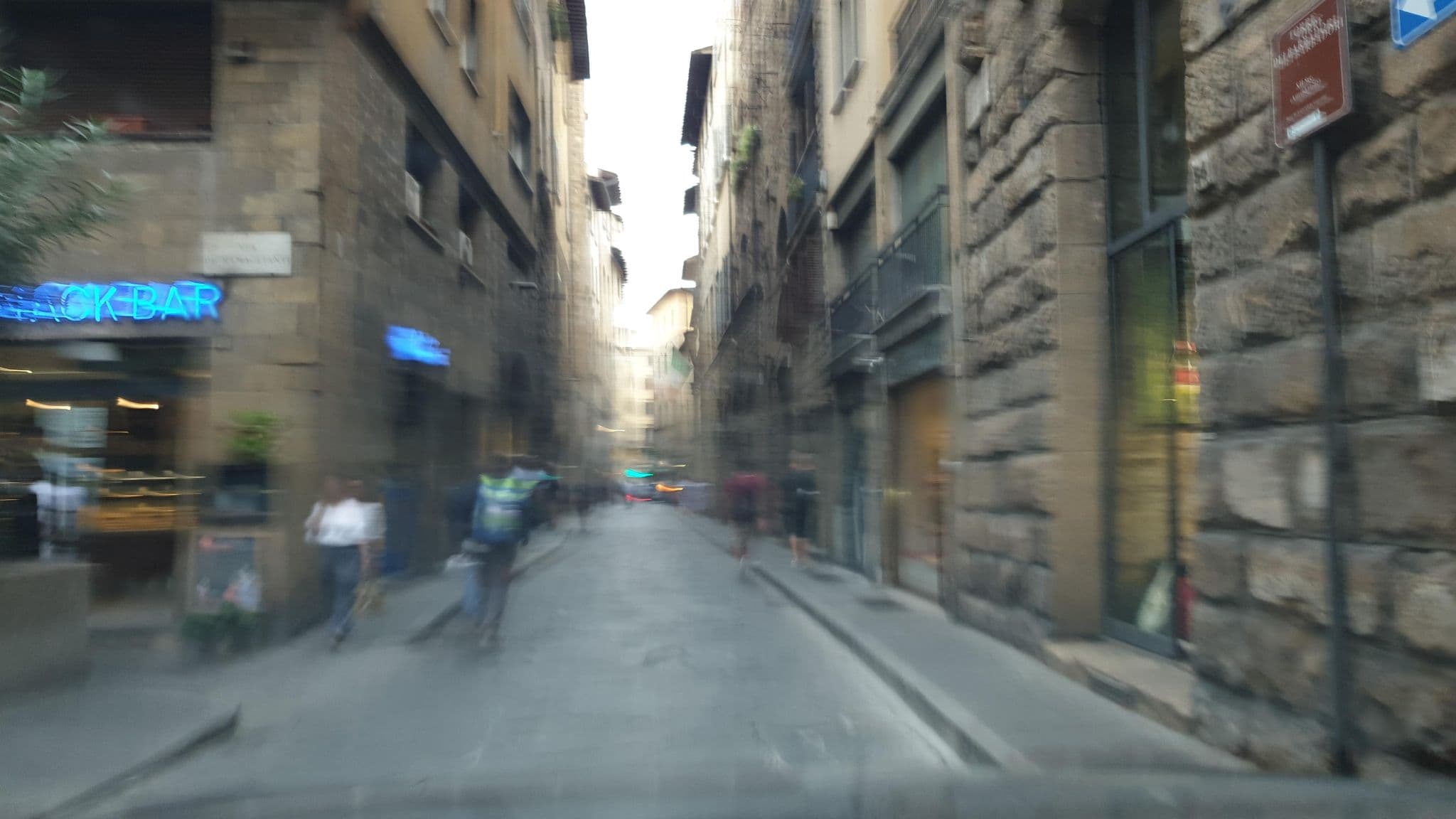 Street view near Hotel Lungarno, Florence