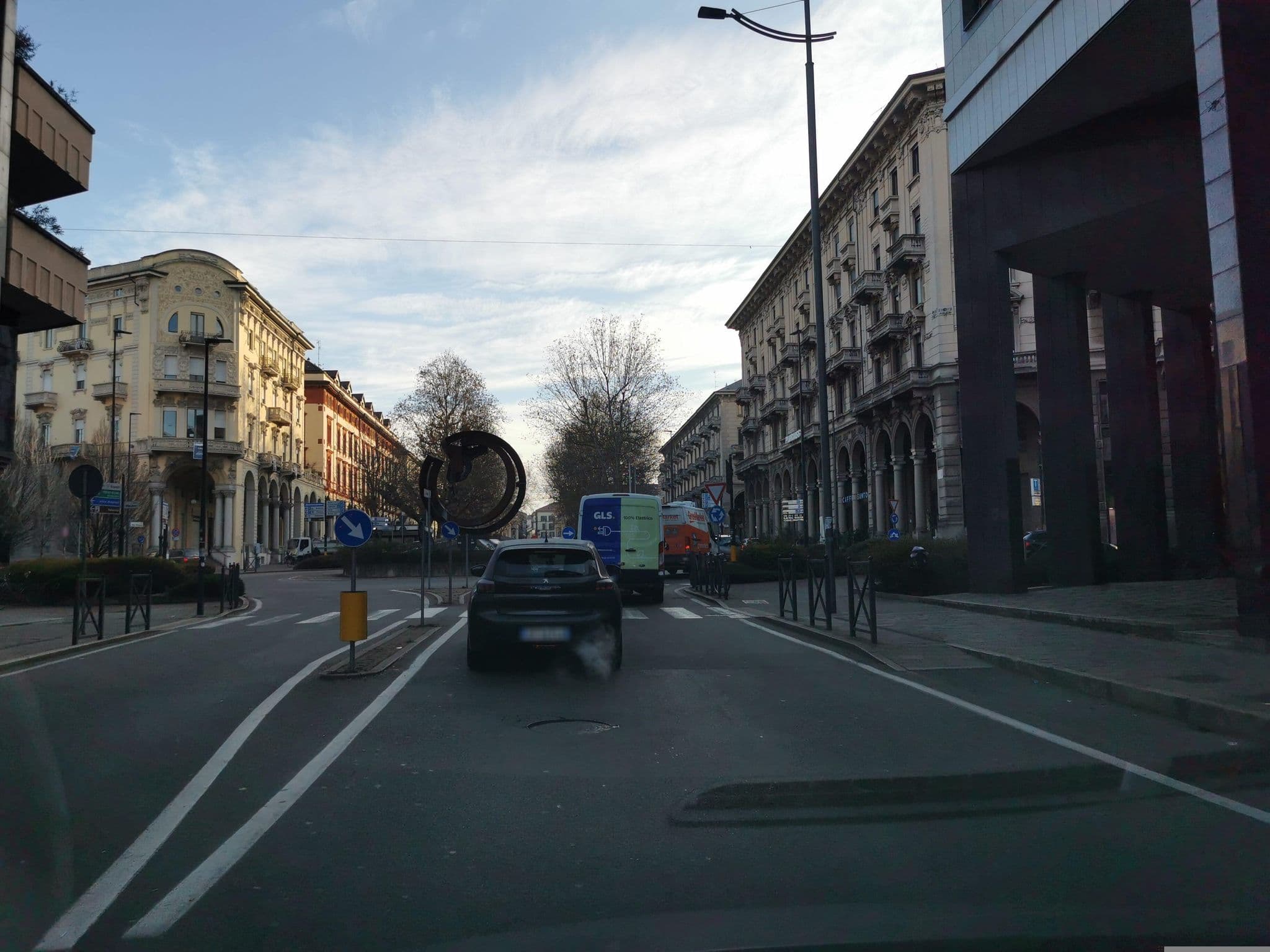 Street view near Hotel Croce di Malta, Novara — © canfe (CC BY-SA · Mapillary)