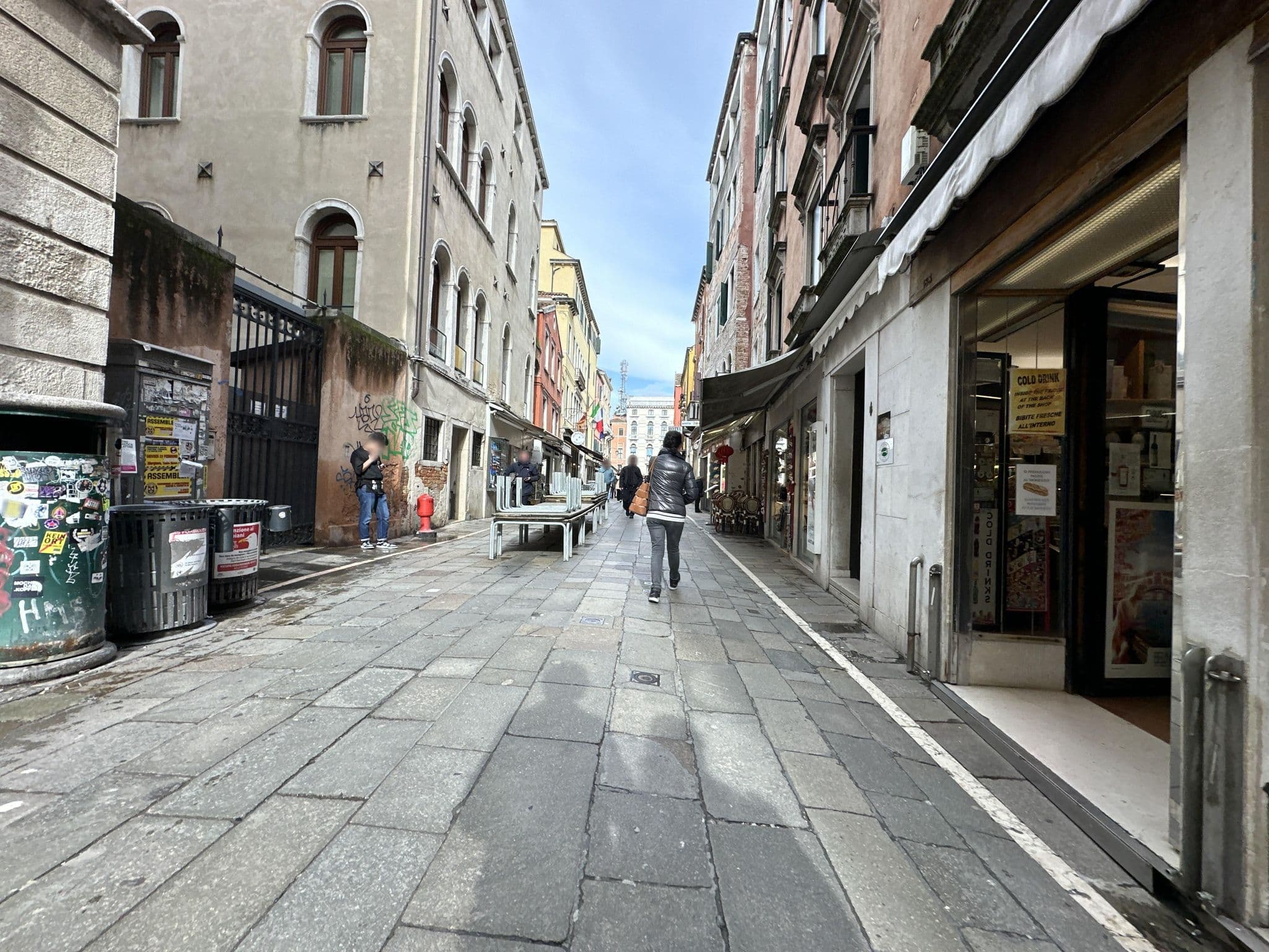 Street view near di Spagna, Venice