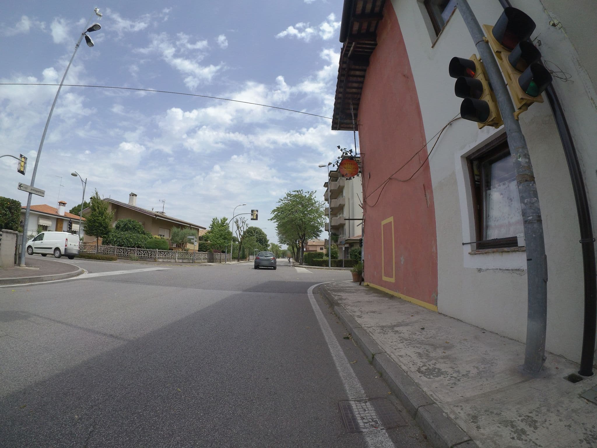 Street view near Osteria alle Risorgive, Codroipo — © nicolad (CC BY-SA · Mapillary)