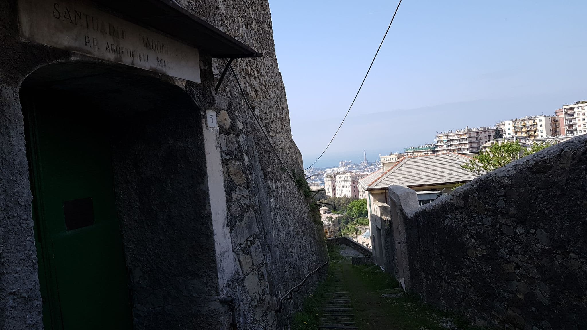 Street view near B&B Madonnetta, Genoa
