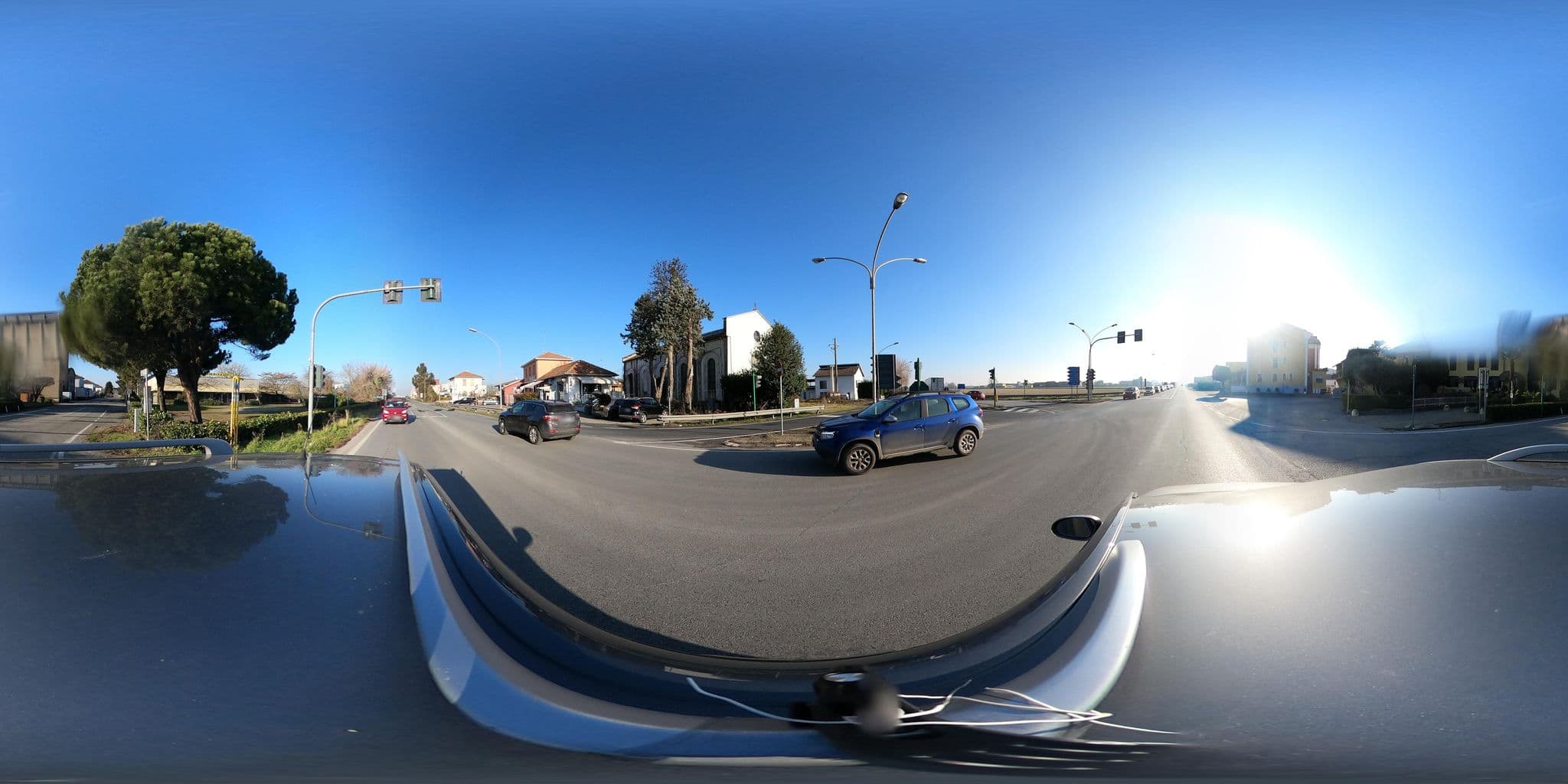 Street view near Hotel Cerruti, Borgo Vercelli — © canfe (CC BY-SA · Mapillary)