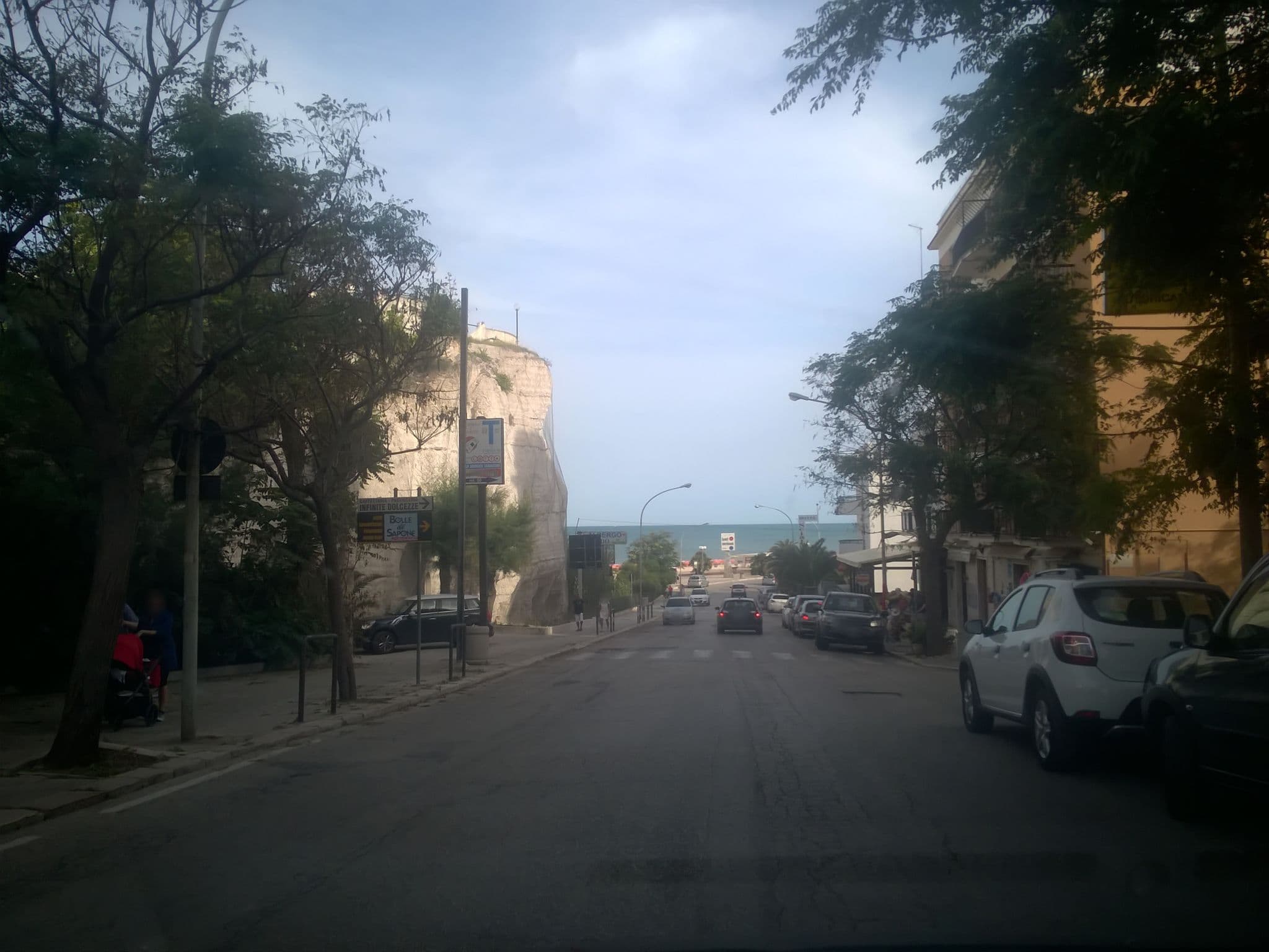Street view near Hotel Falcone, Vieste — © dcavedon (CC BY-SA · Mapillary)