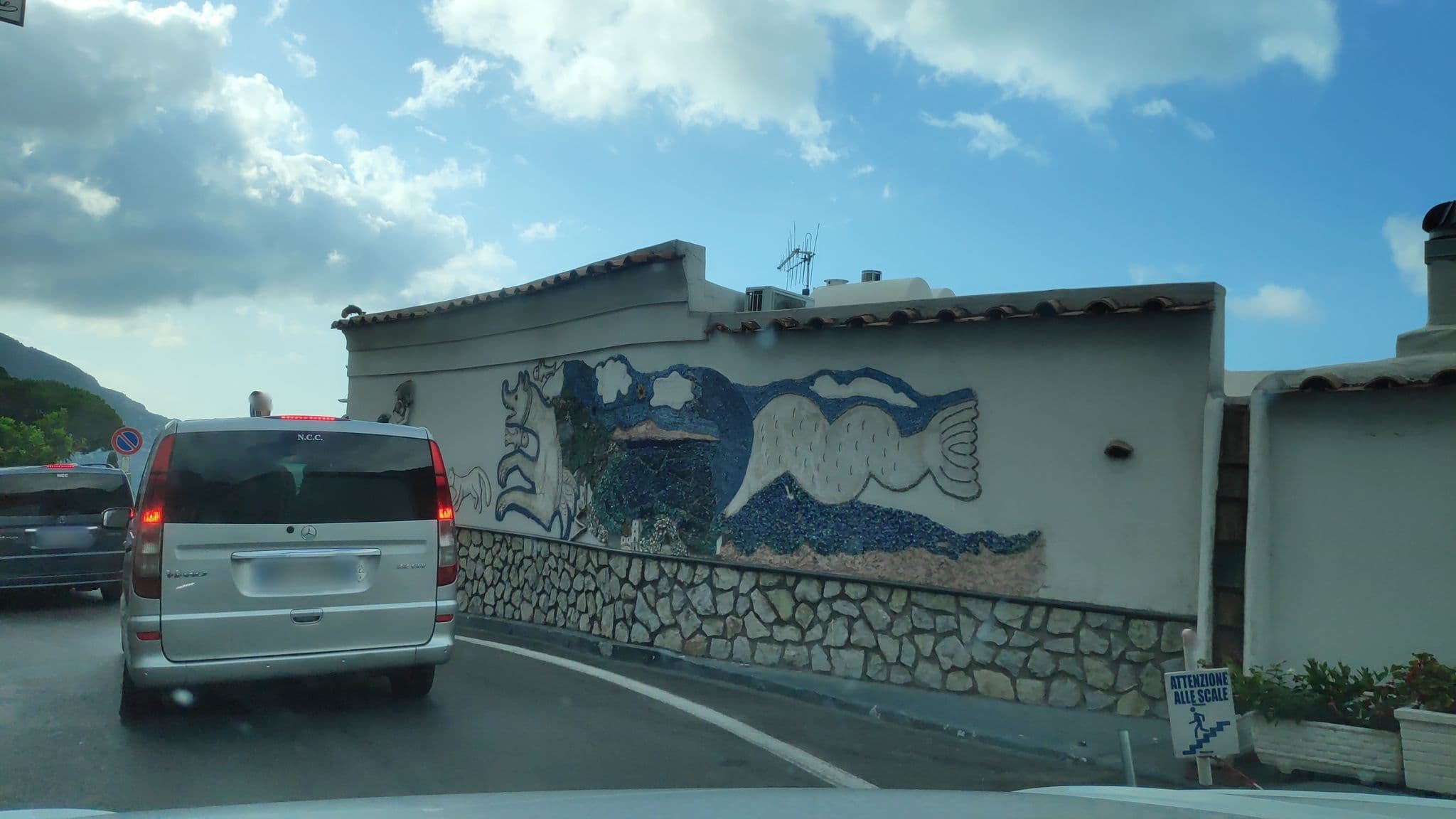 Street view near Hostel Brikette, Positano — © marcuscalabresus (CC BY-SA · Mapillary)