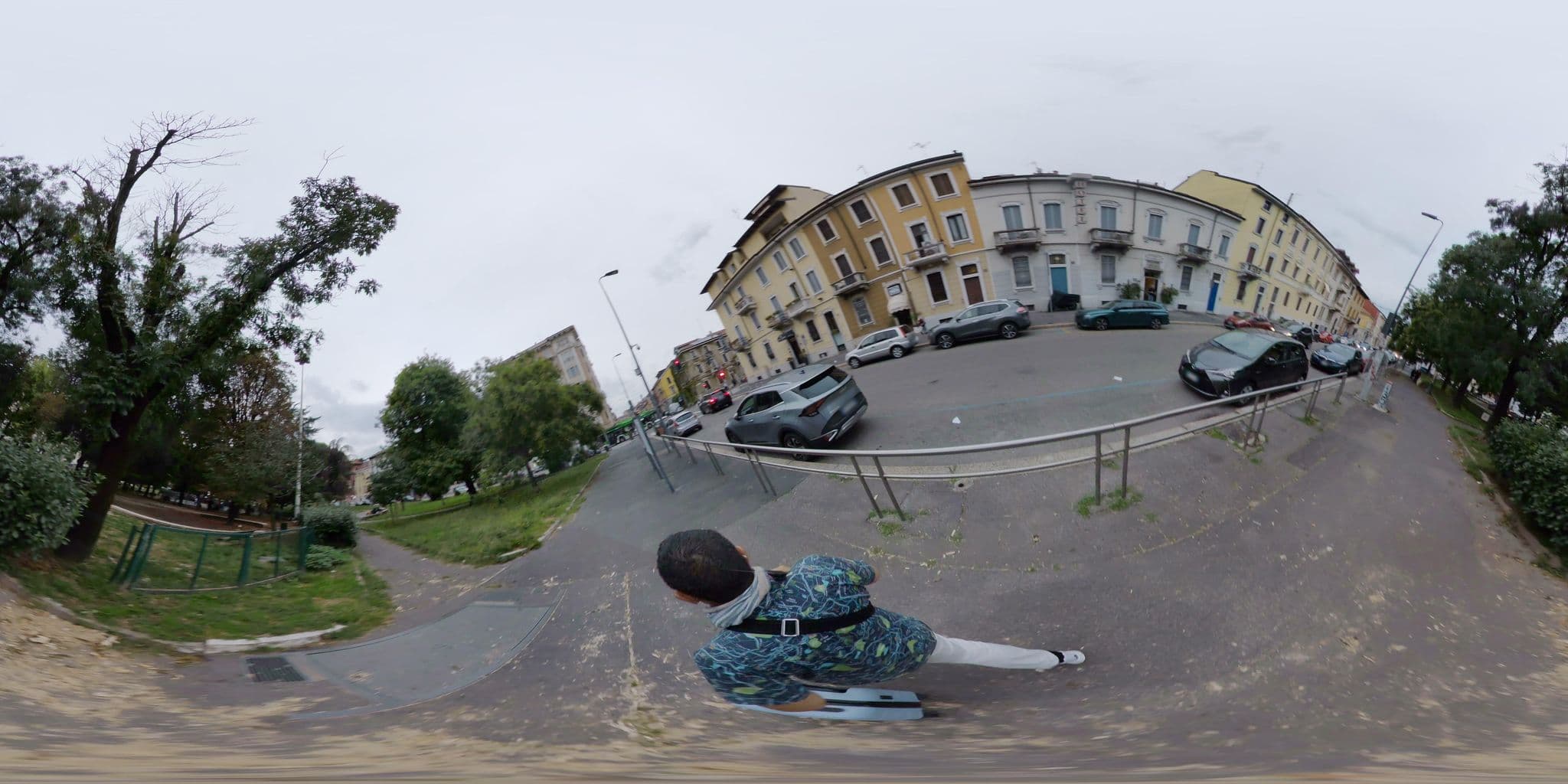 Street view near Hotel Tirreno, Brera
