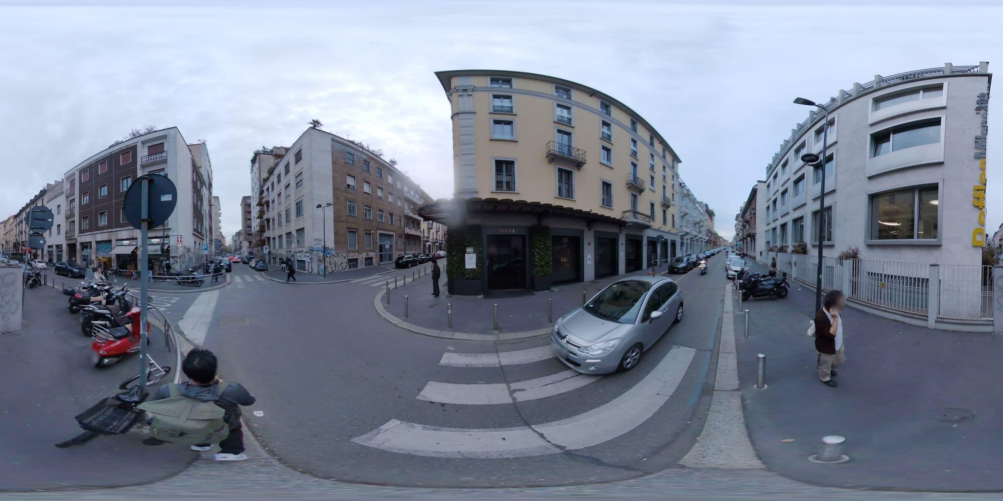 Street view near WorldHotel Casati 18, Brera — © mapconcierge (CC BY-SA · Mapillary)