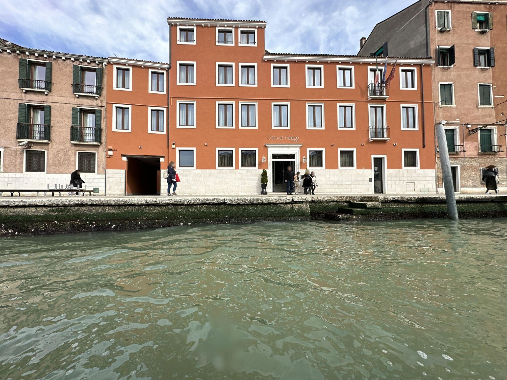 Street view near Carnival Palace, Venice