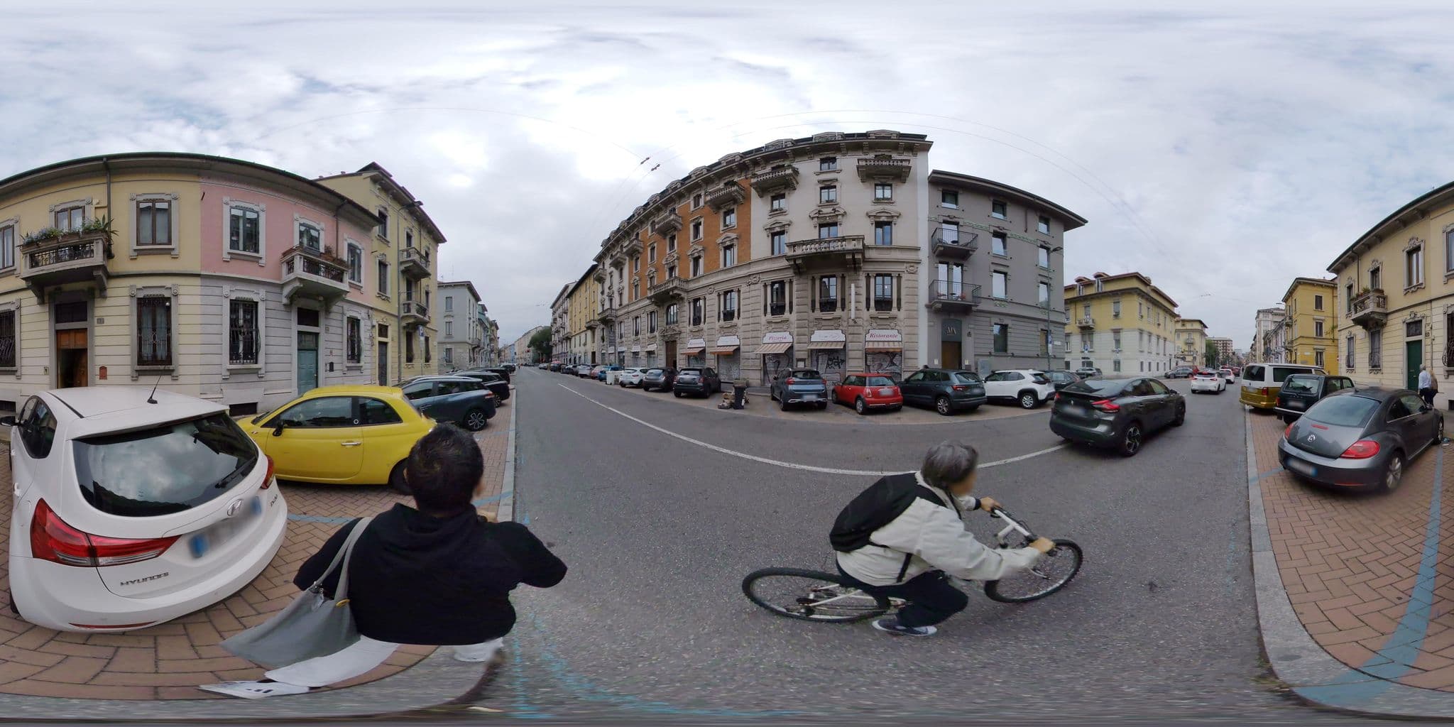 Street view near Mia Aparthotel, Brera