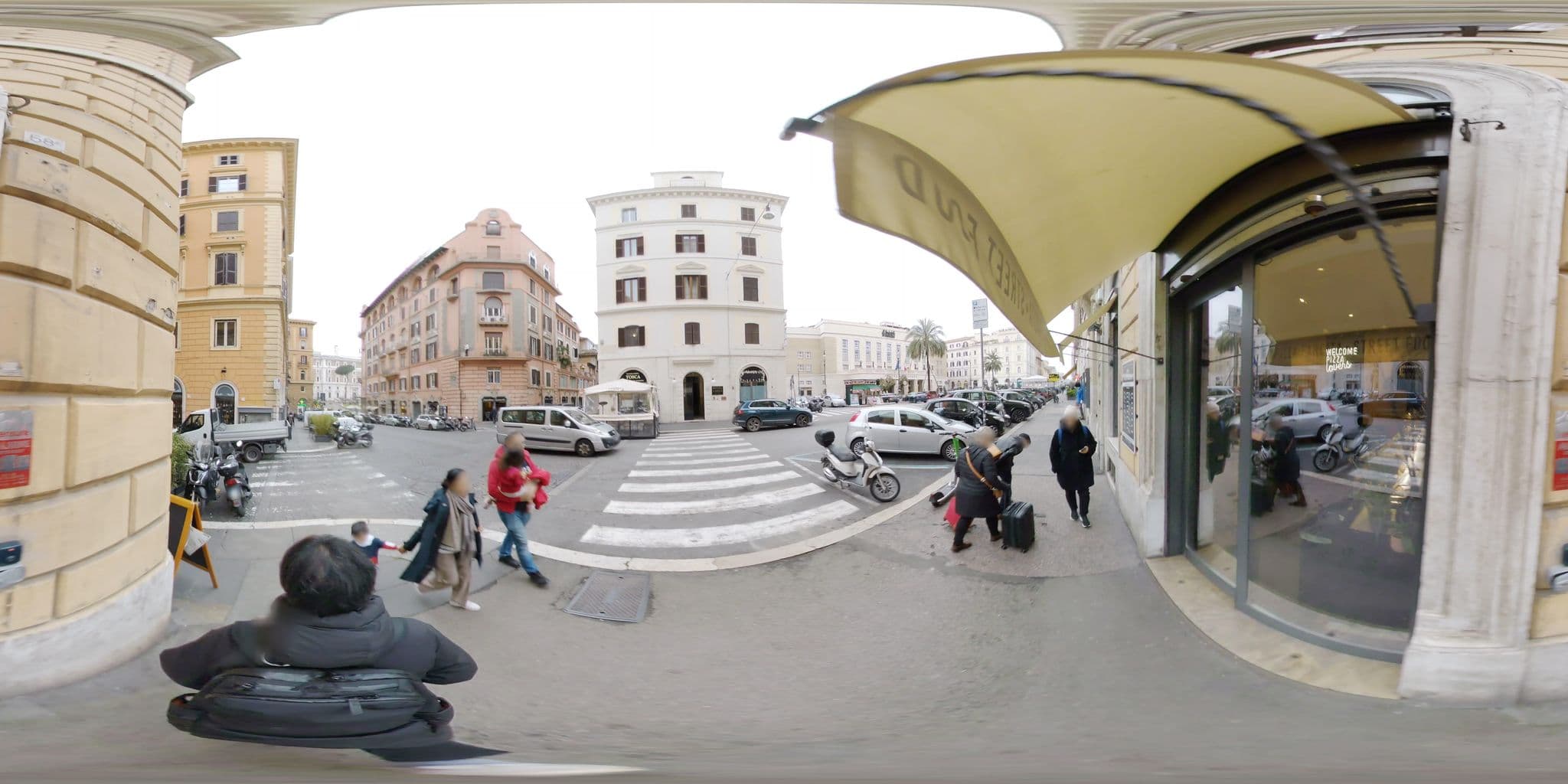 Street view near Opera 58 - Teatro dell'Opera Suites, Monti — © akiyoshiii213 (CC BY-SA · Mapillary)