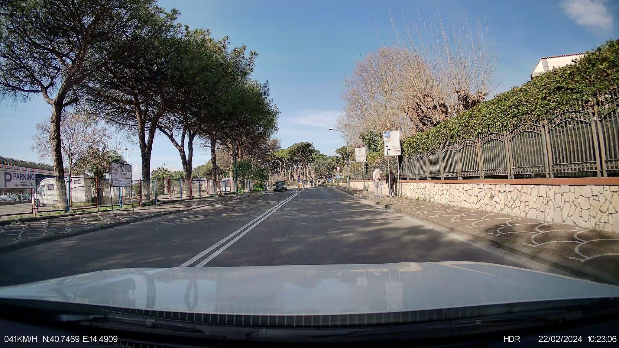 Street view near Degli Amici, Pompei — © Hrabroslav (CC BY-SA · Mapillary)