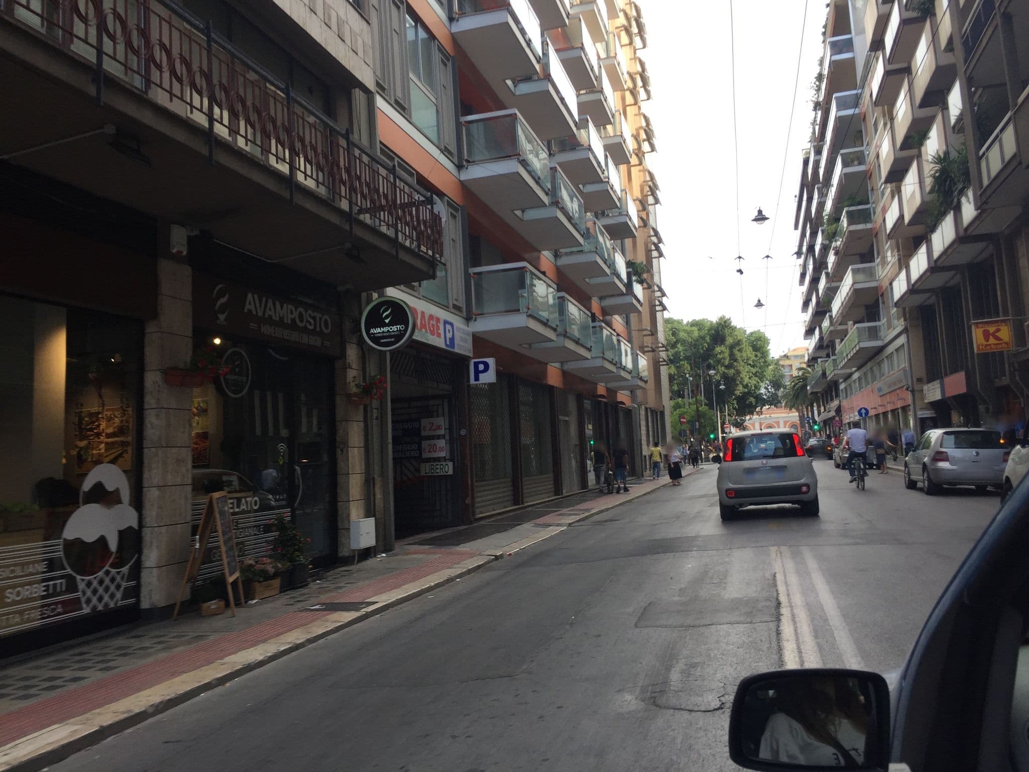 Street view near Pensione Romeo, Bari — © ariannabonasia (CC BY-SA · Mapillary)