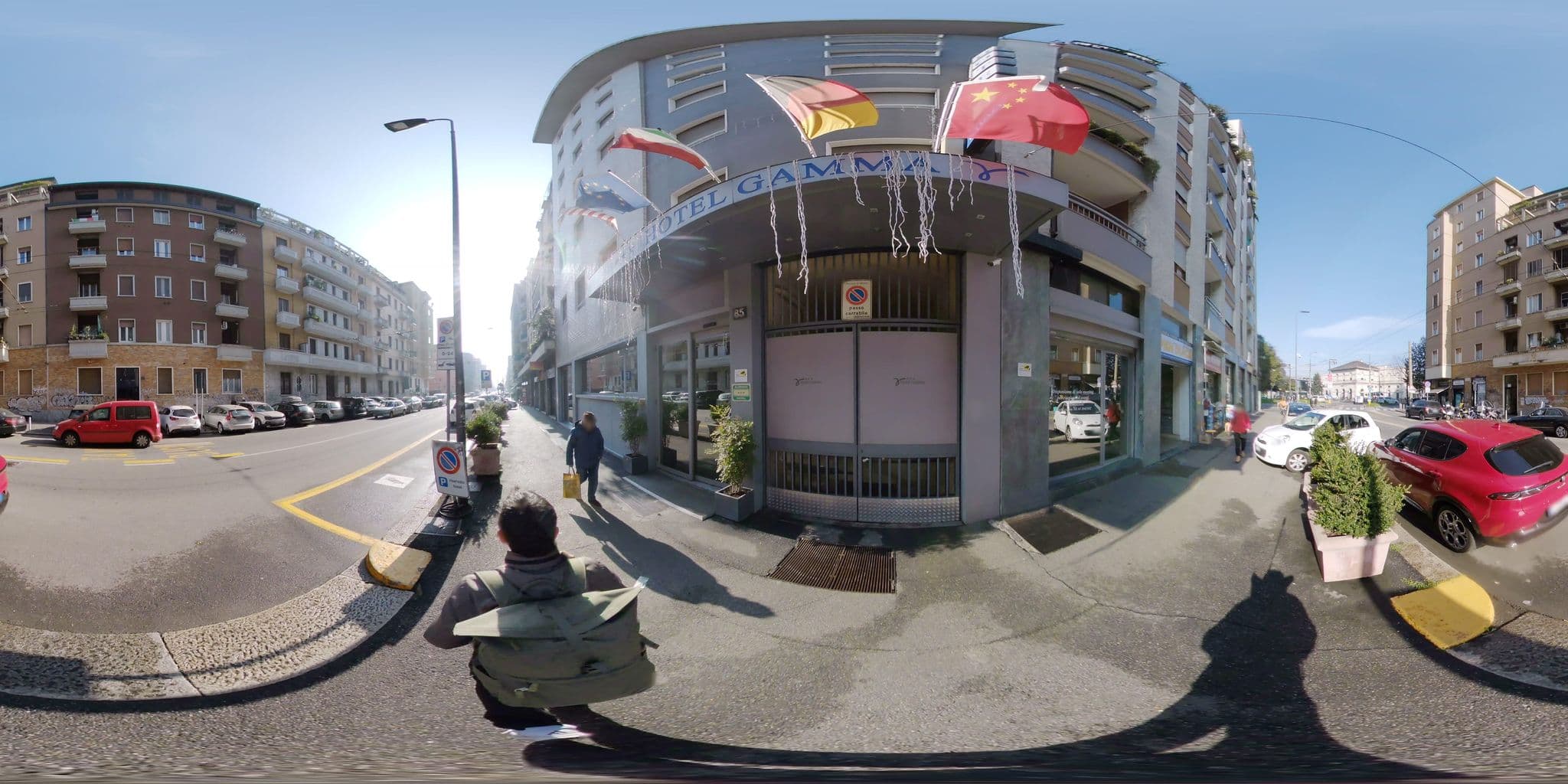 Street view near Hotel Gamma, Milano Due — © mapconcierge (CC BY-SA · Mapillary)