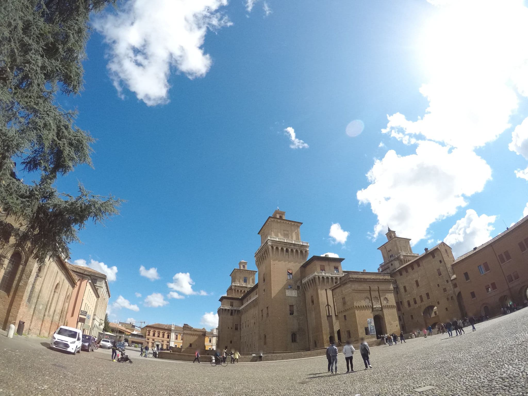 Street view near Hotel Ferrara, Ferrara — © paolo74 (CC BY-SA · Mapillary)