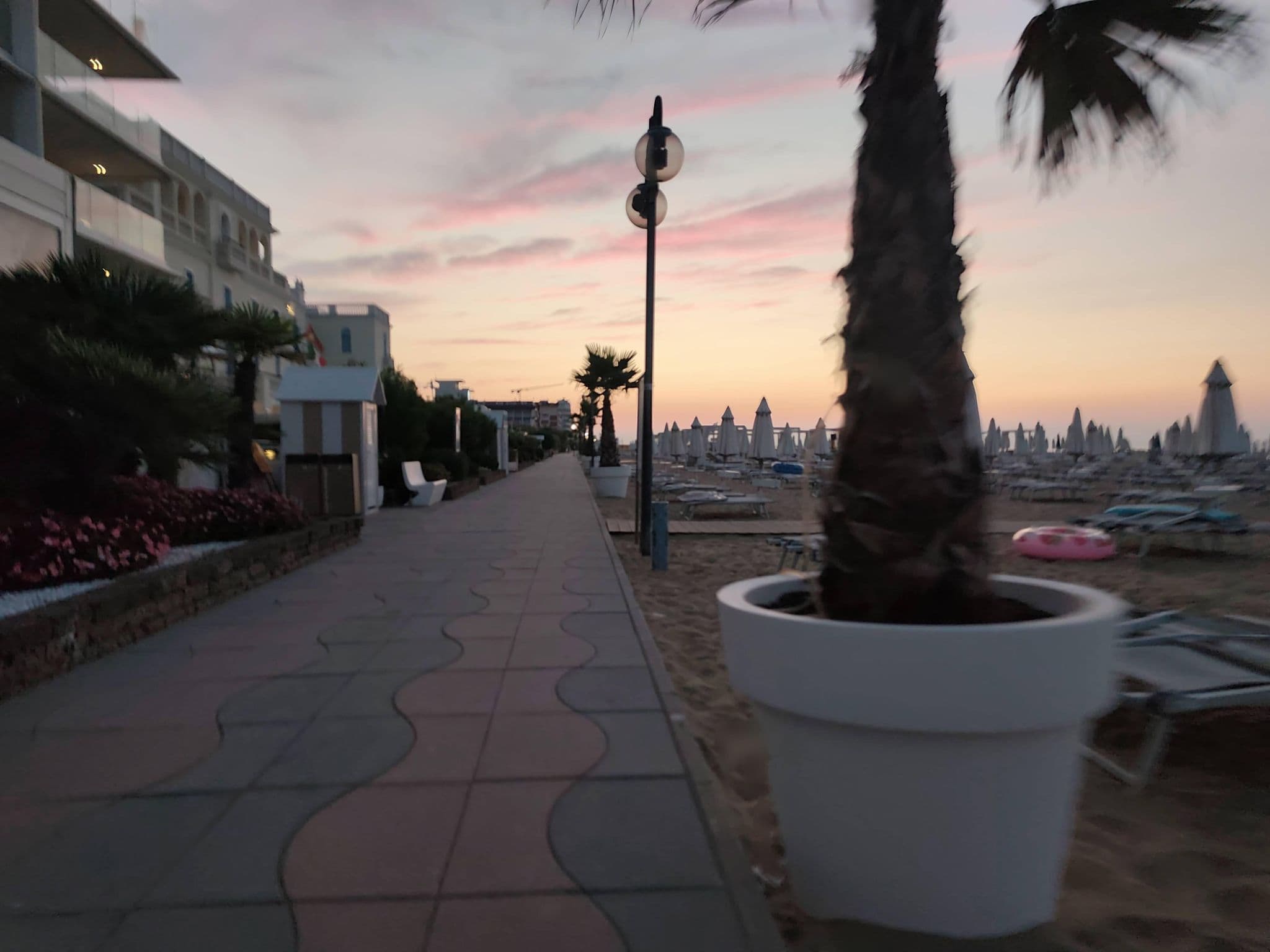Street view near Casa Rossa, Lido di Jesolo