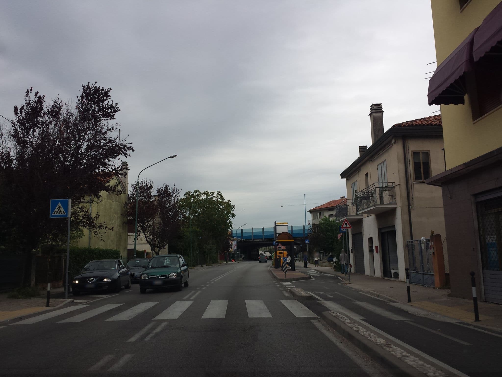 Street view near Al Piccolo Hotel, Mestre