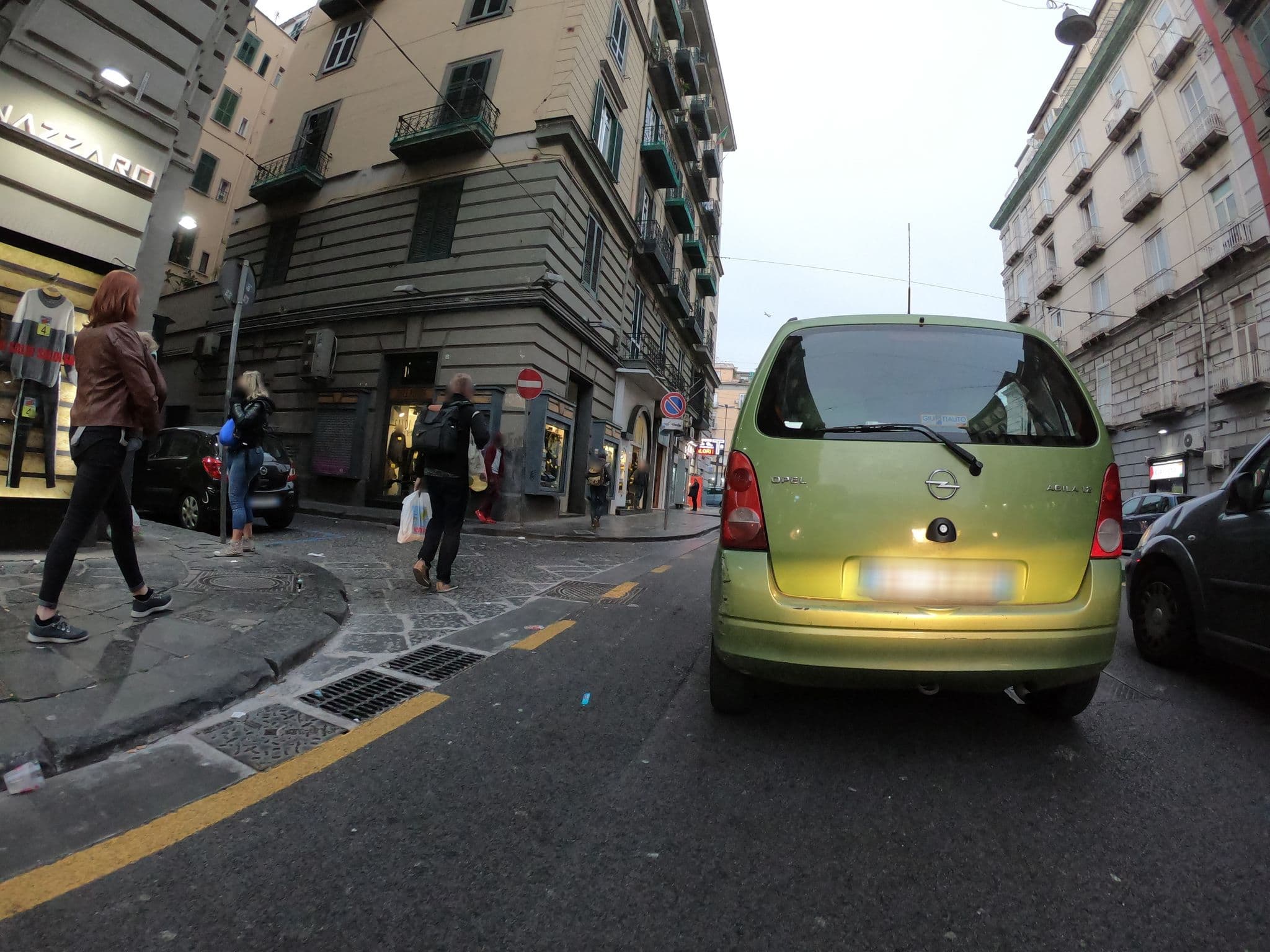 Street view near Hotel Nuovo Rebecchino, Naples — © richlv (CC BY-SA · Mapillary)