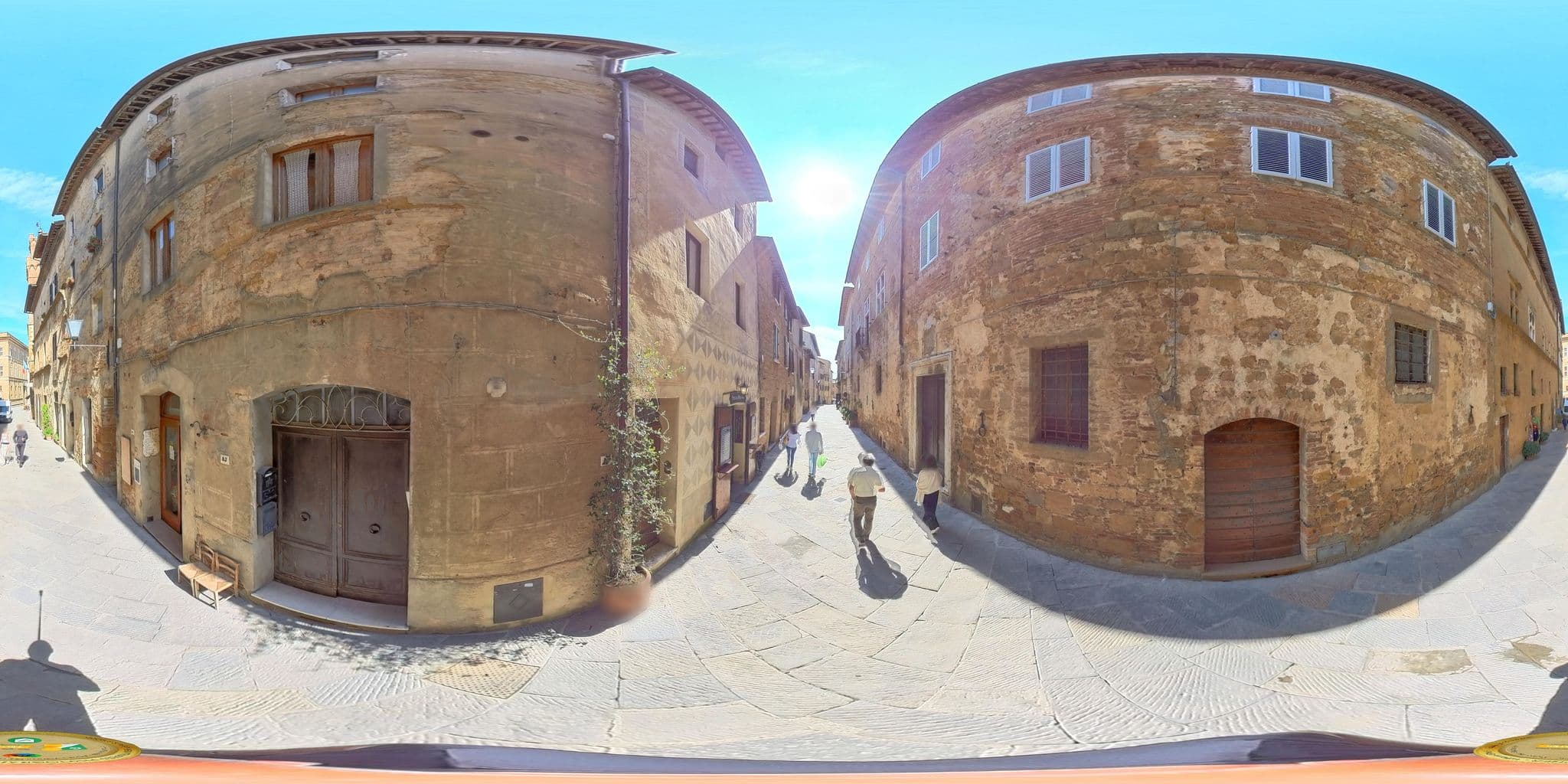 Street view near Rossellino®, Pienza — © Ghelfi360 (CC BY-SA · Mapillary)