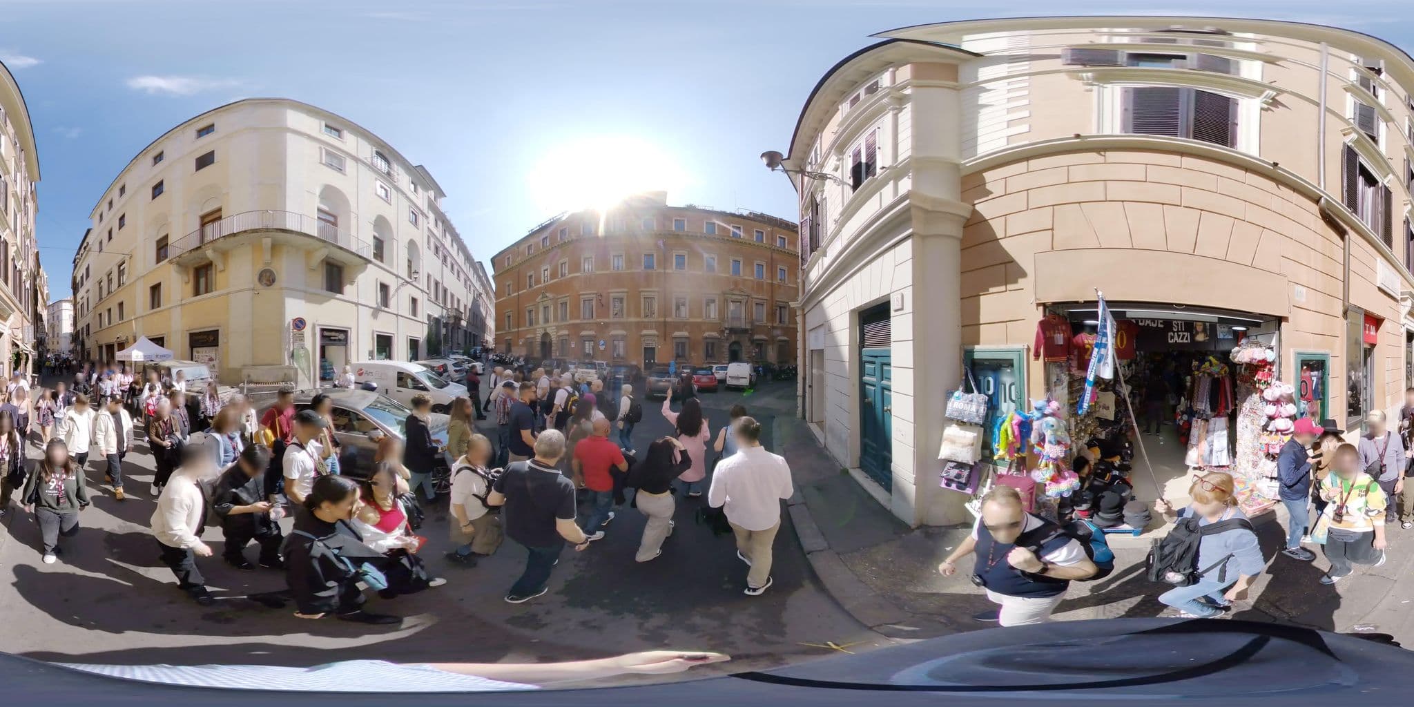 Street view near Hotel Siena, Sant'Eustachio — © stefan-RolfsRom (CC BY-SA · Mapillary)