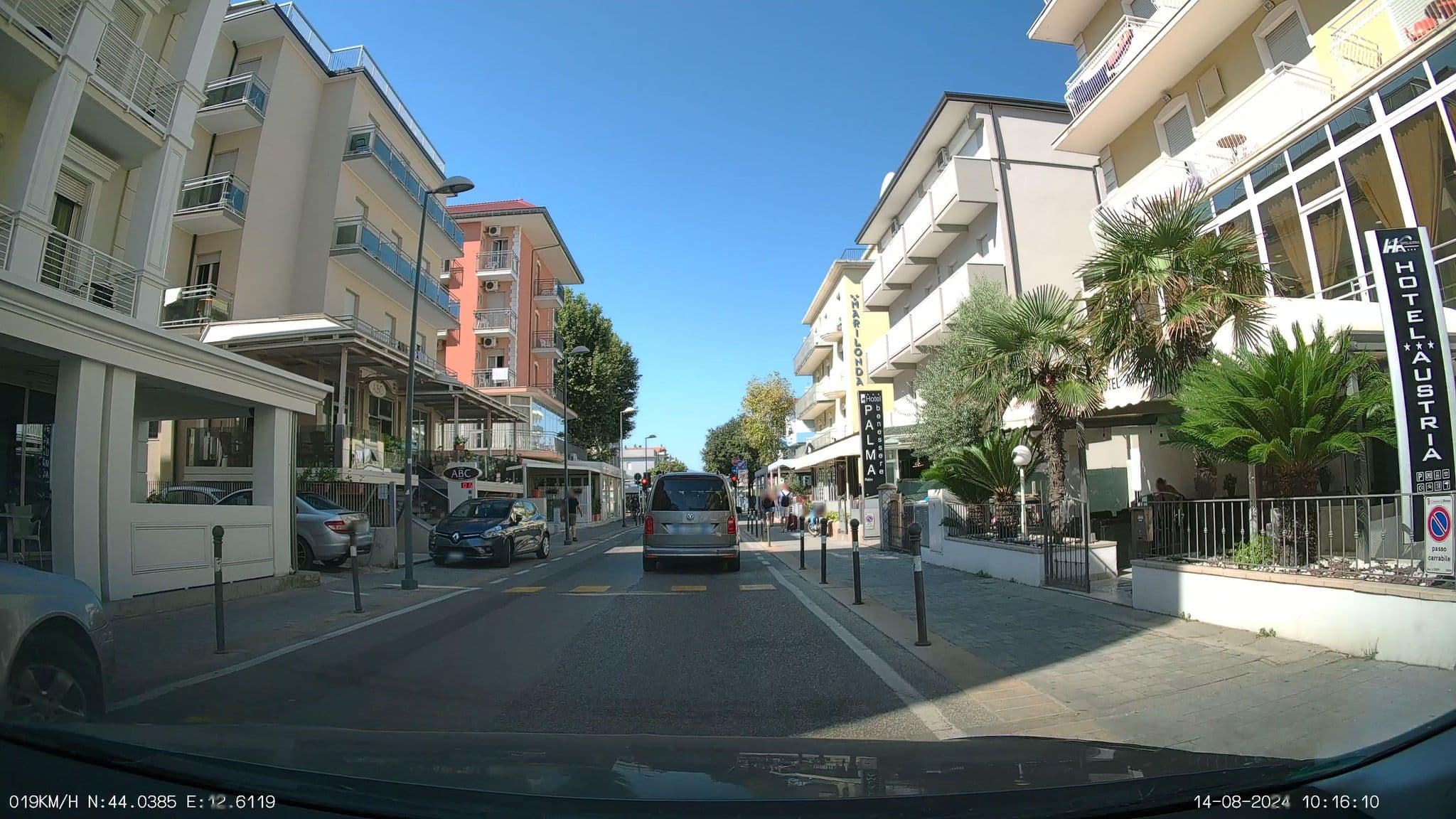 Street view near Austria, Rimini