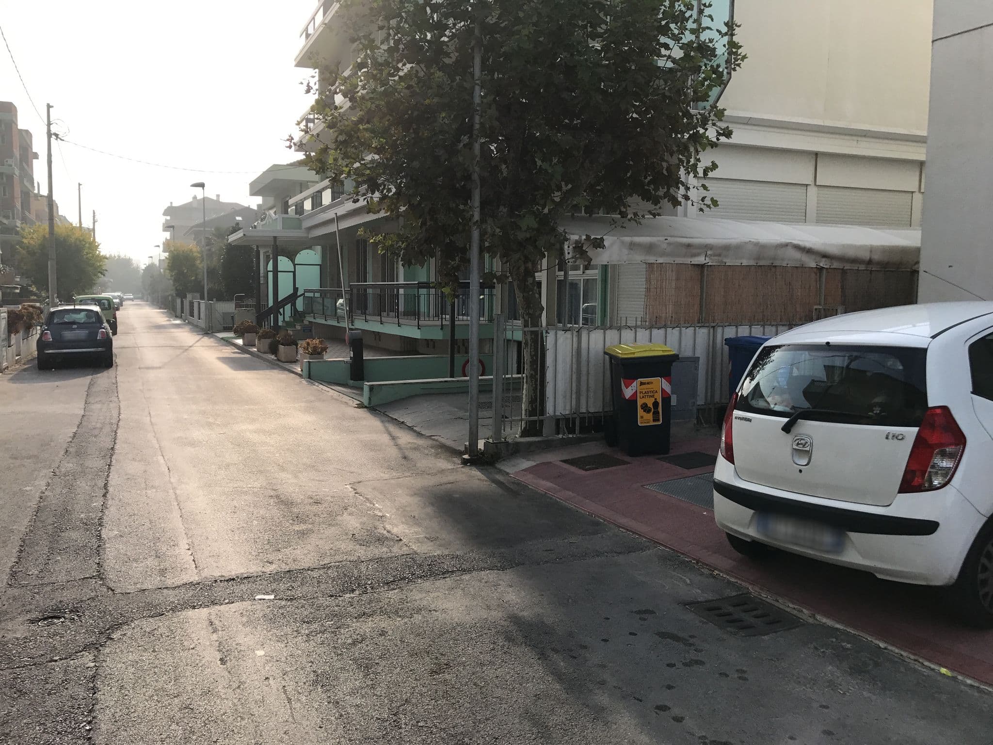 Street view near Hotel Costazzurra, Rimini