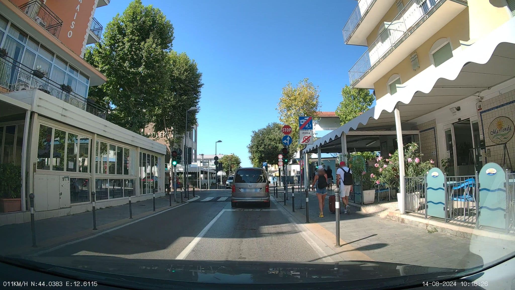 Street view near Marilonda, Rimini
